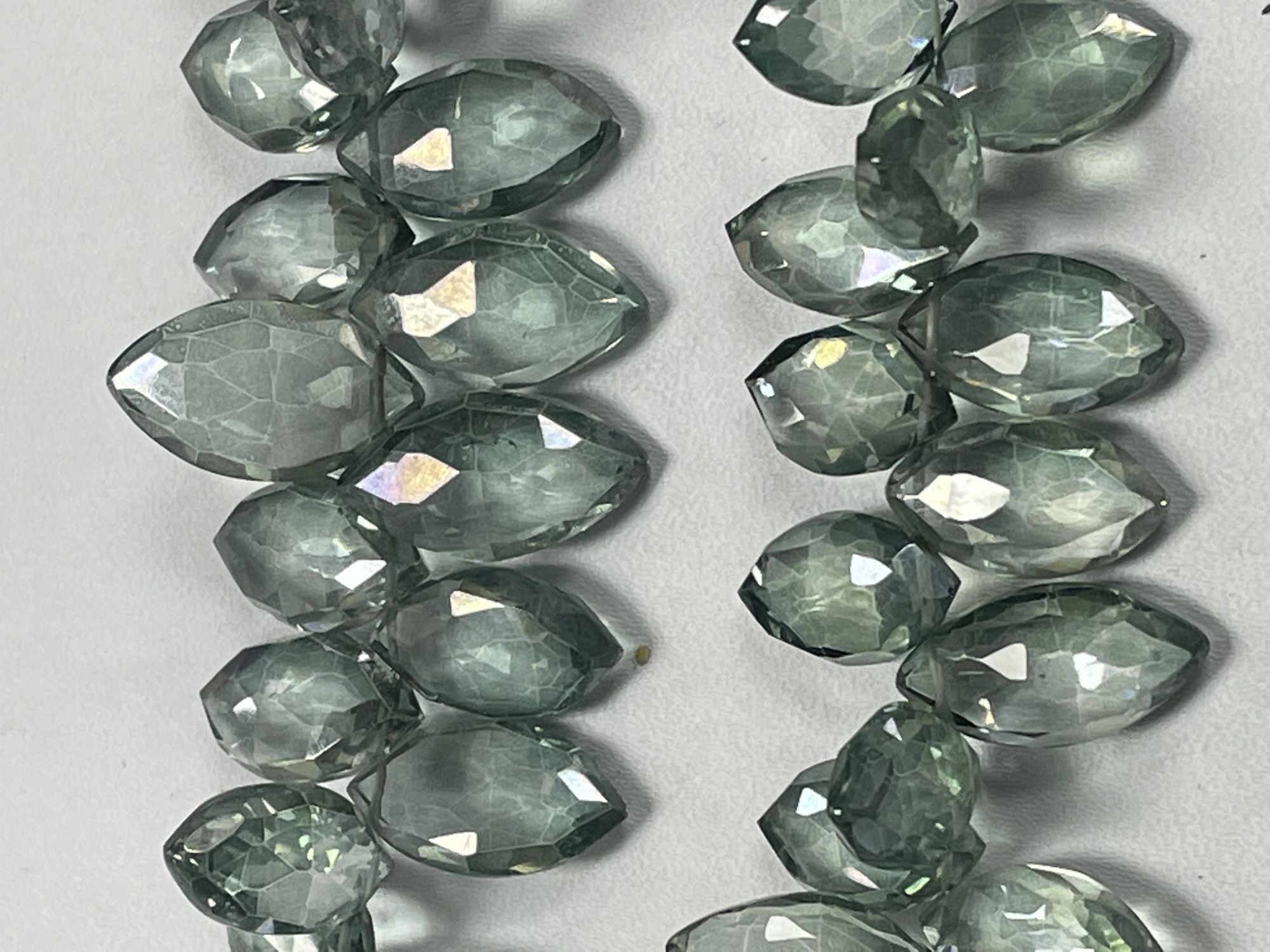 Green Mystic Quartz Marquise Faceted