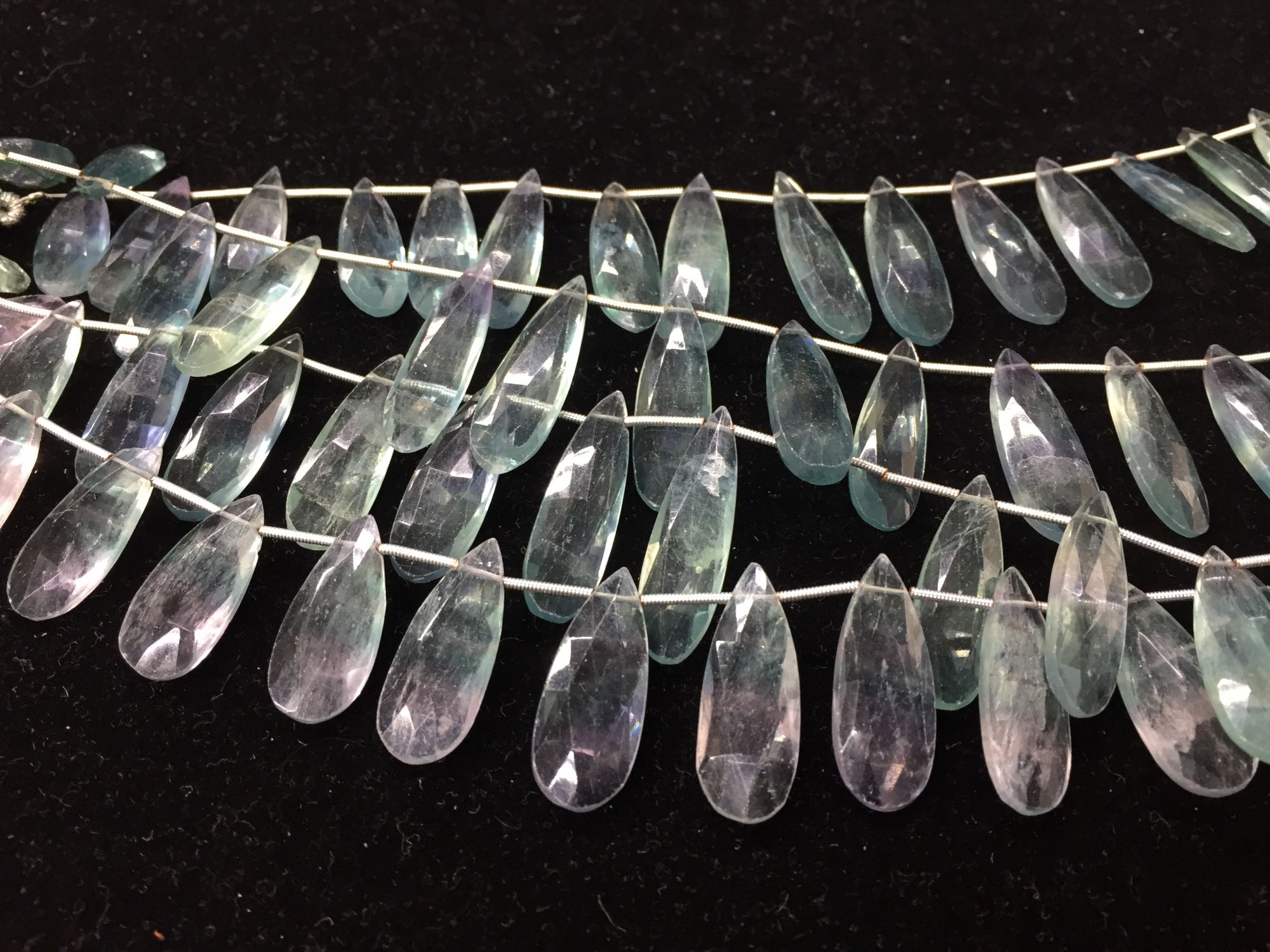 Fluorite Pears Faceted