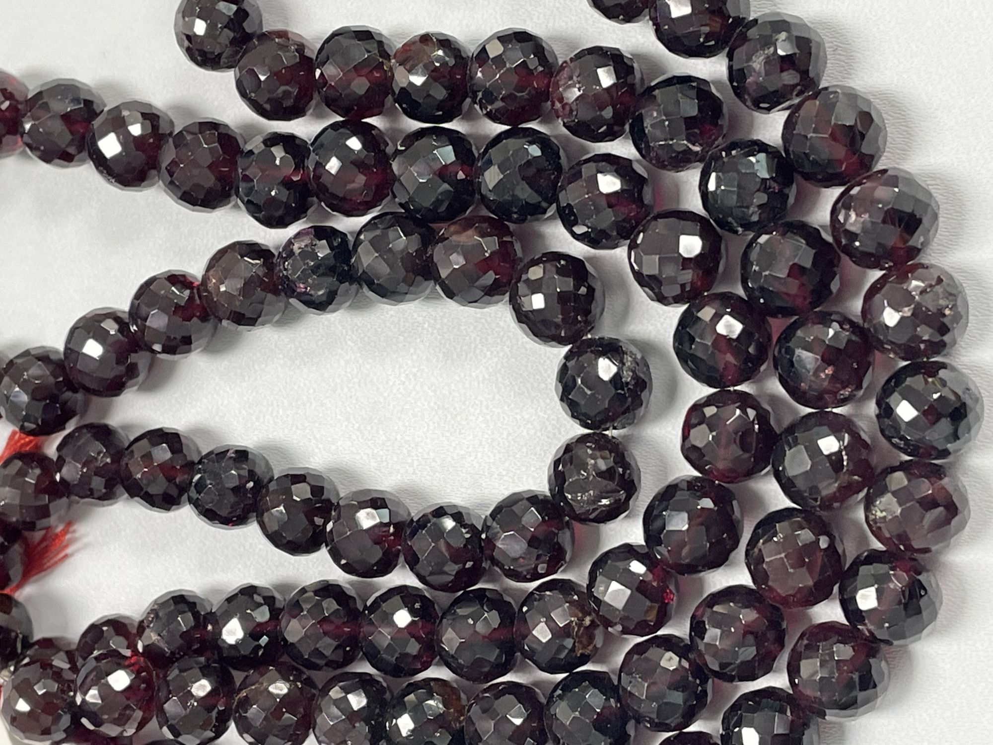 Red Garnet Round Faceted
