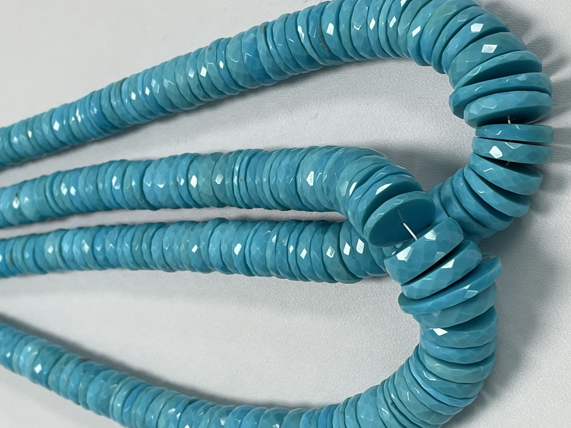 Turquoise Tire Faceted