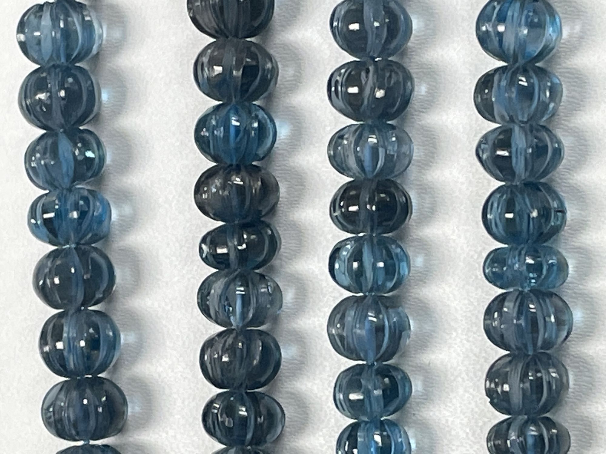 London Blue Topaz Pumpkin Faceted