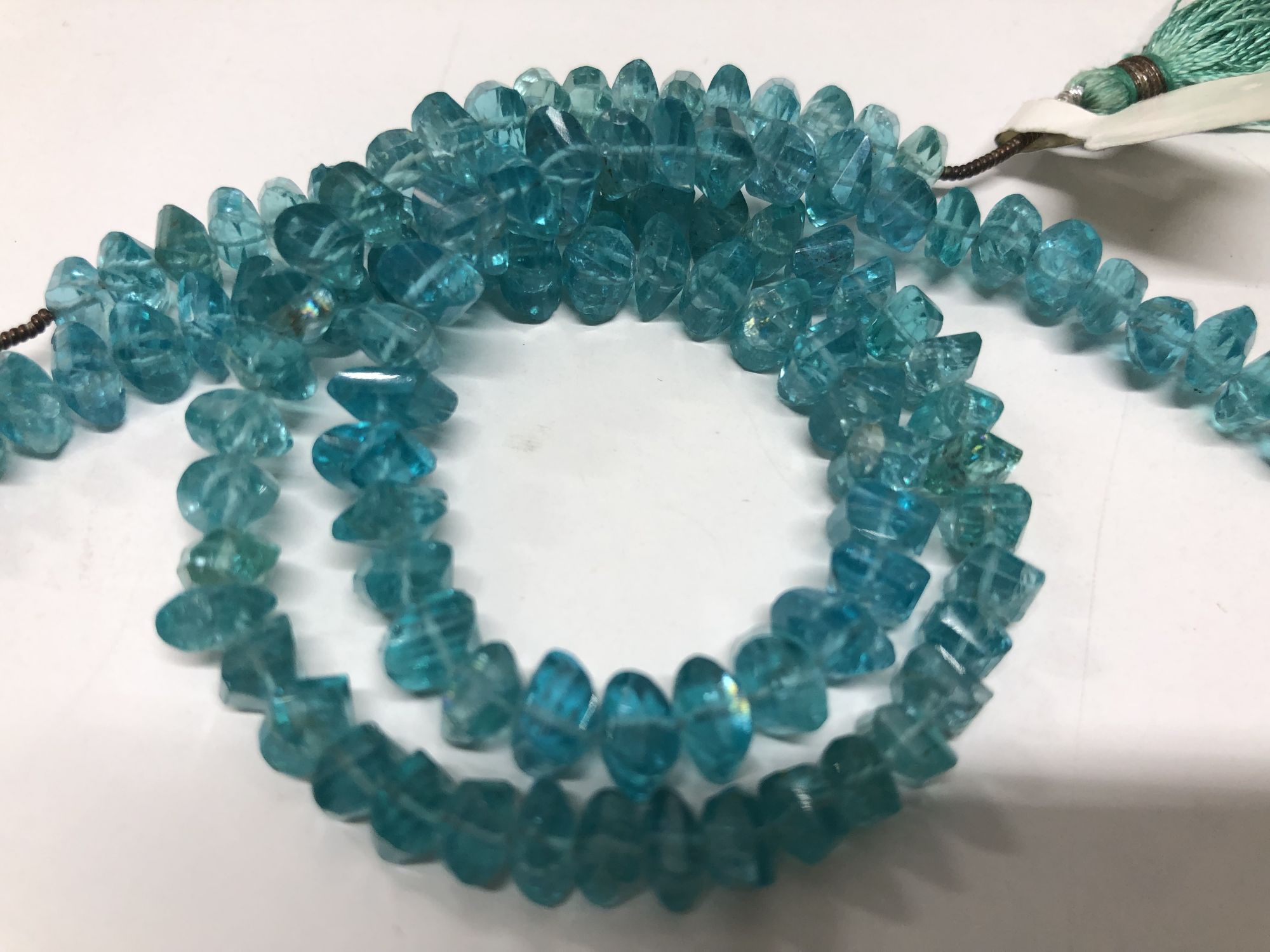 Apatite Twisted Cube Faceted
