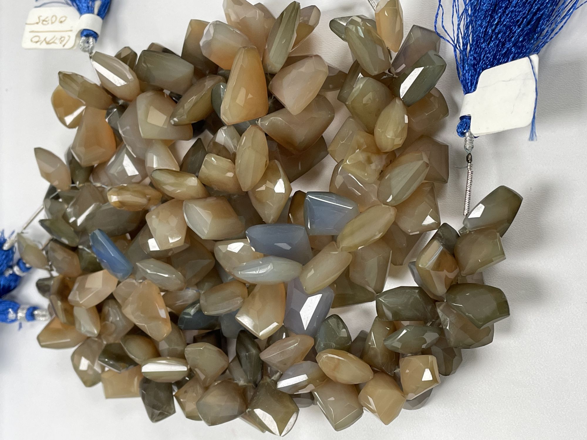 Chalcedony Funky Cut Faceted