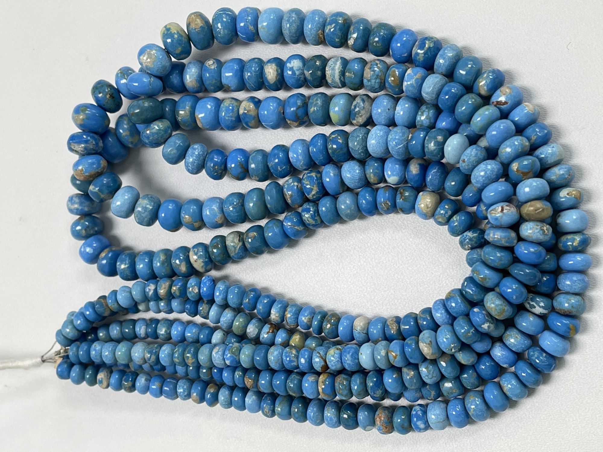 Ceruleite Rondelle Smooth