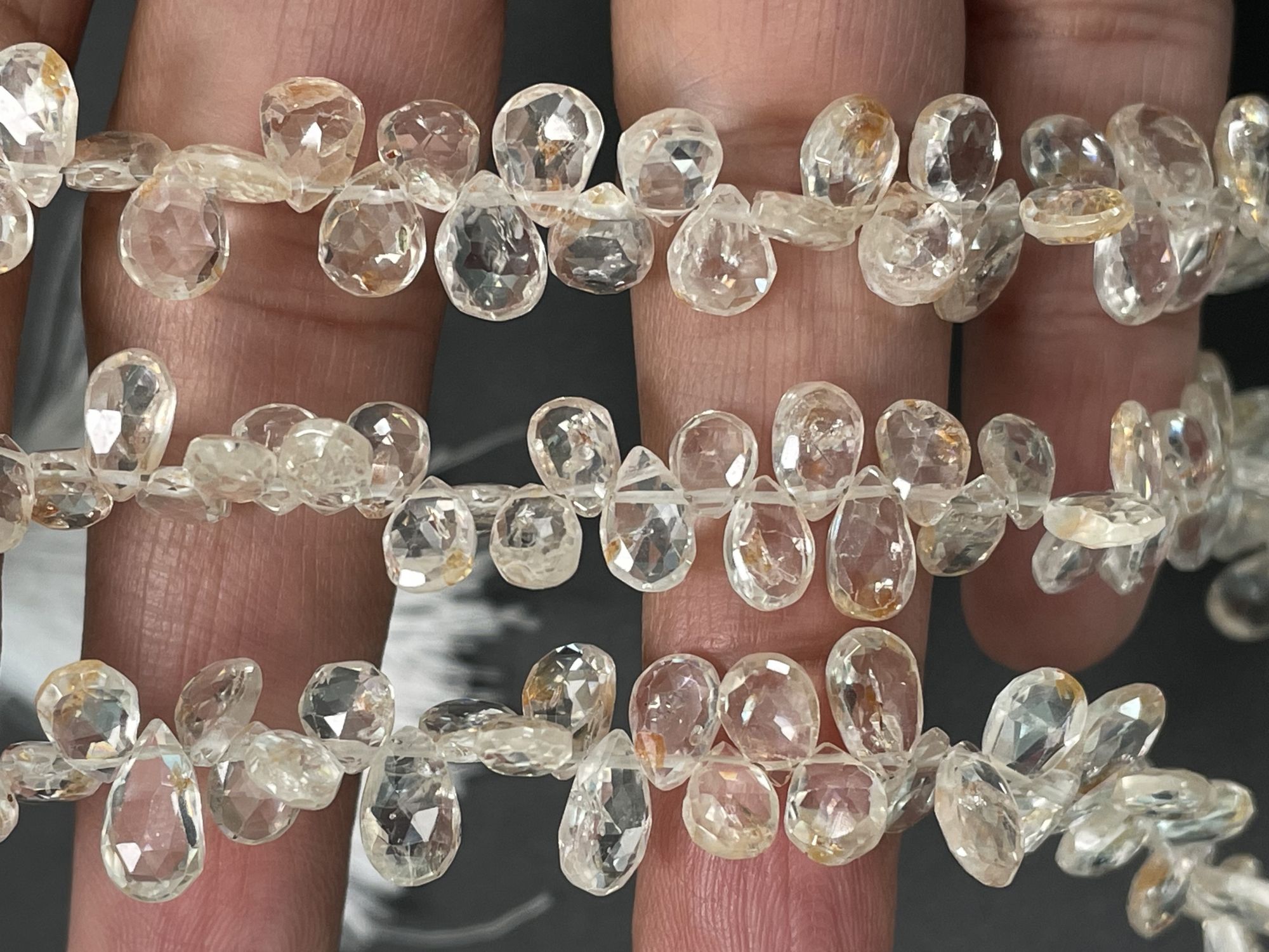 Zircon Pear Faceted