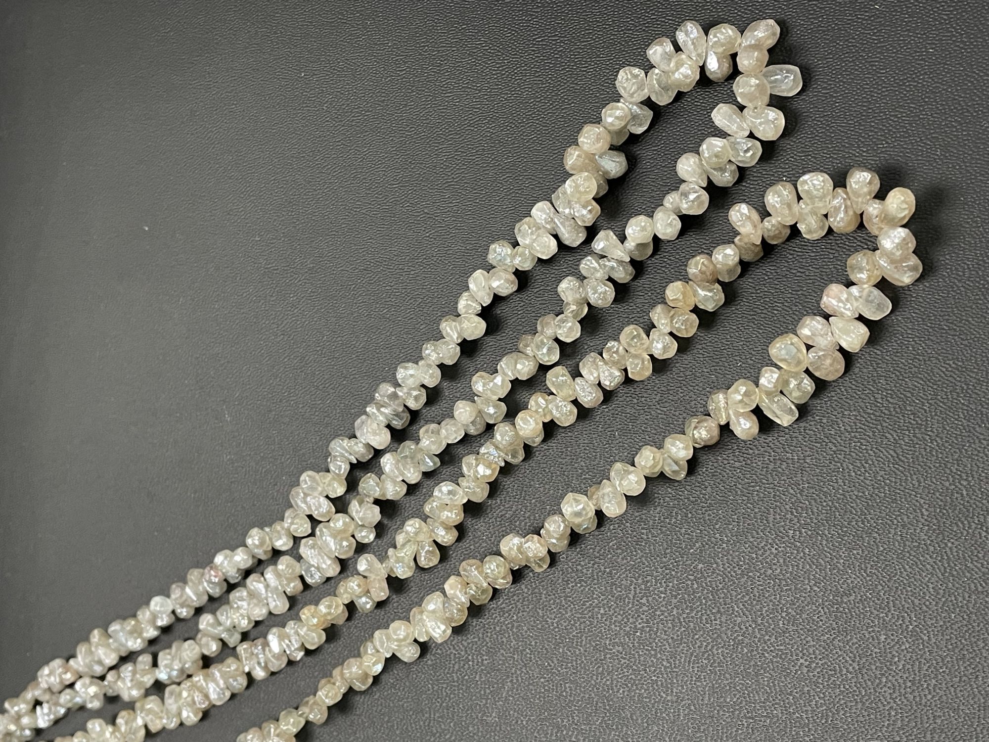 Zircon Drop Organic Cut Faceted