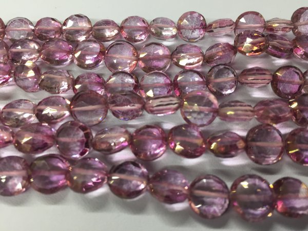 Mystic Quartz Coins Faceted