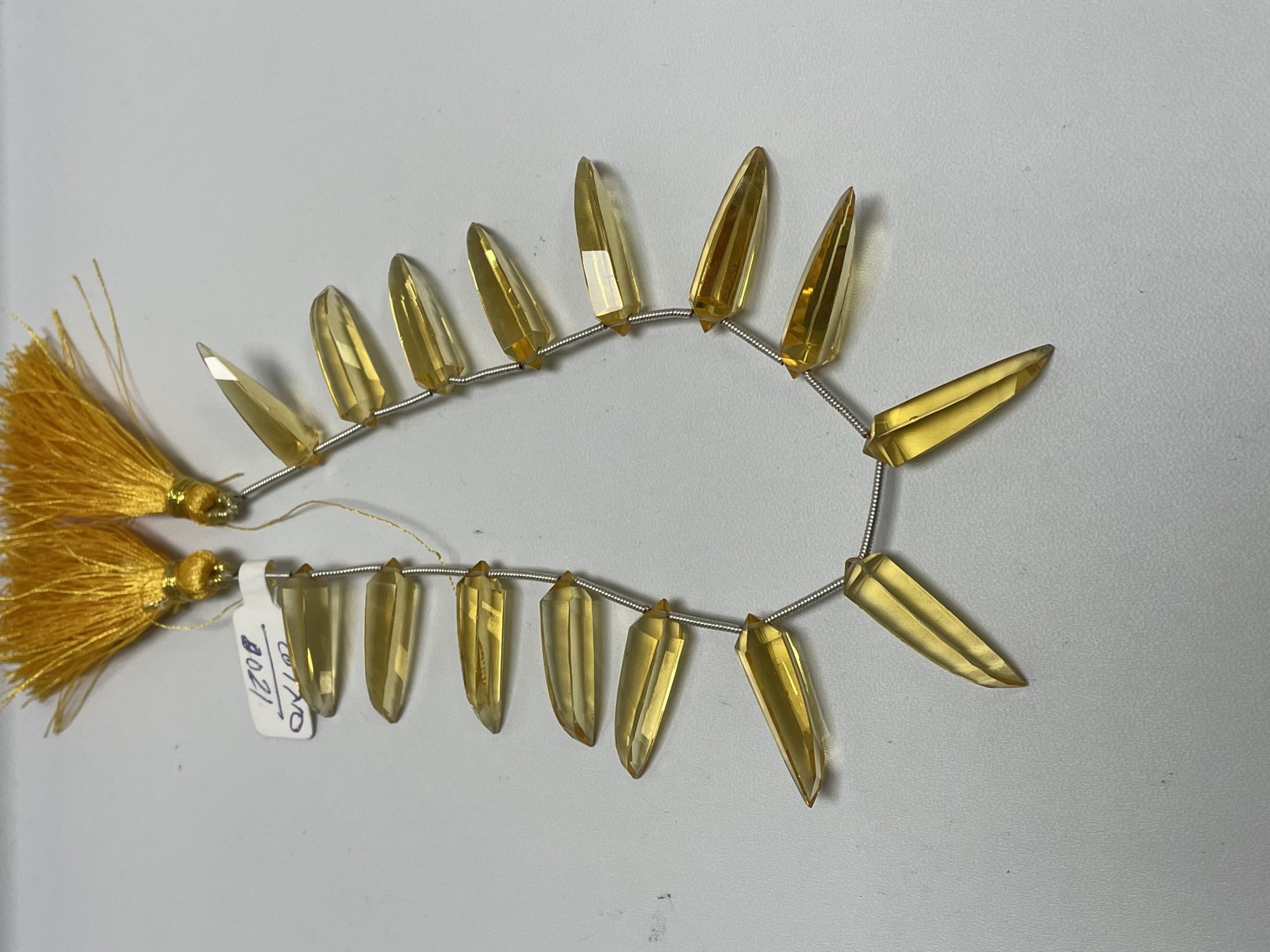 Yellow Hydro Quartz Okra Faceted