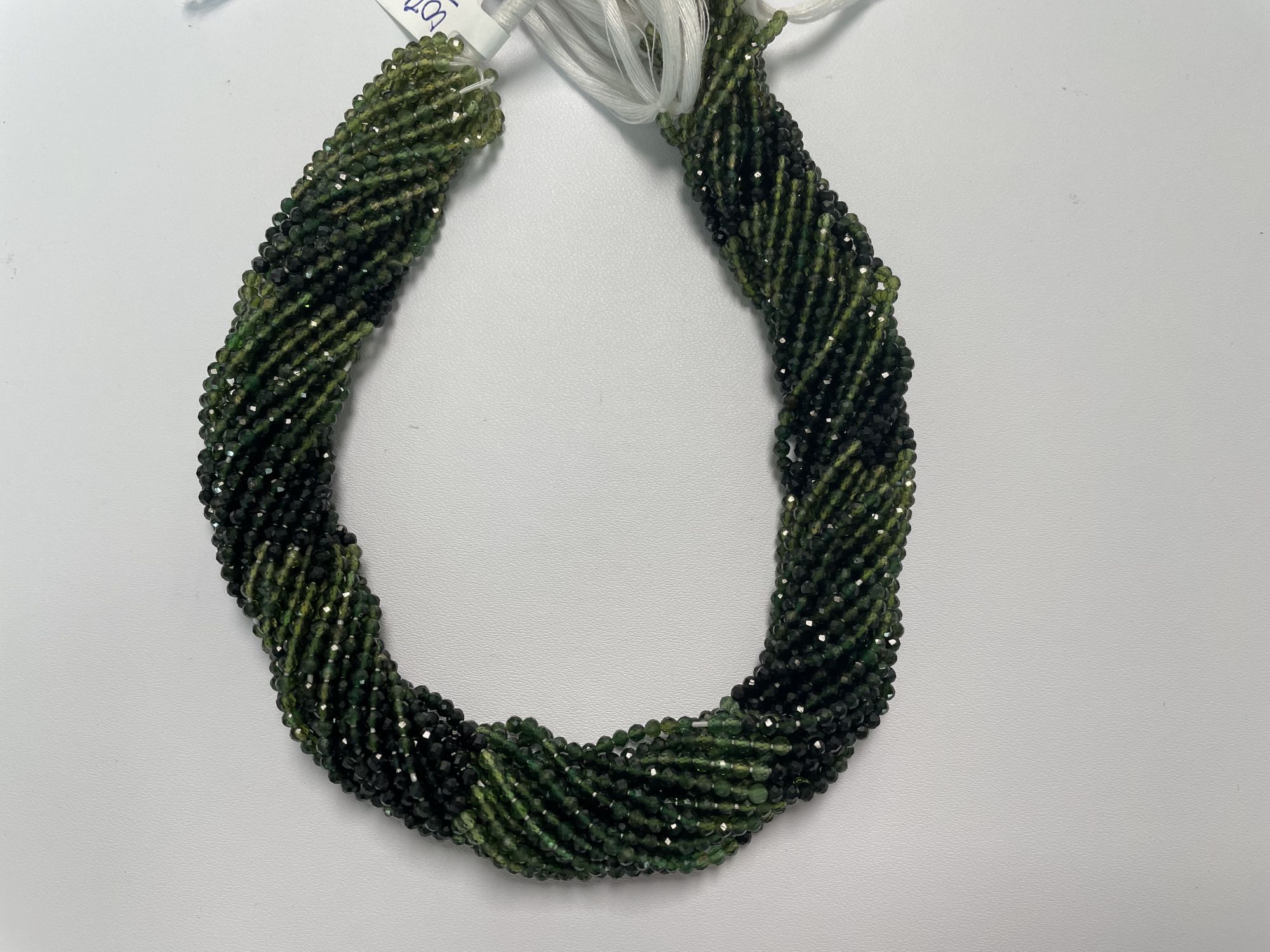 Shaded Green Tourmaline Faceted