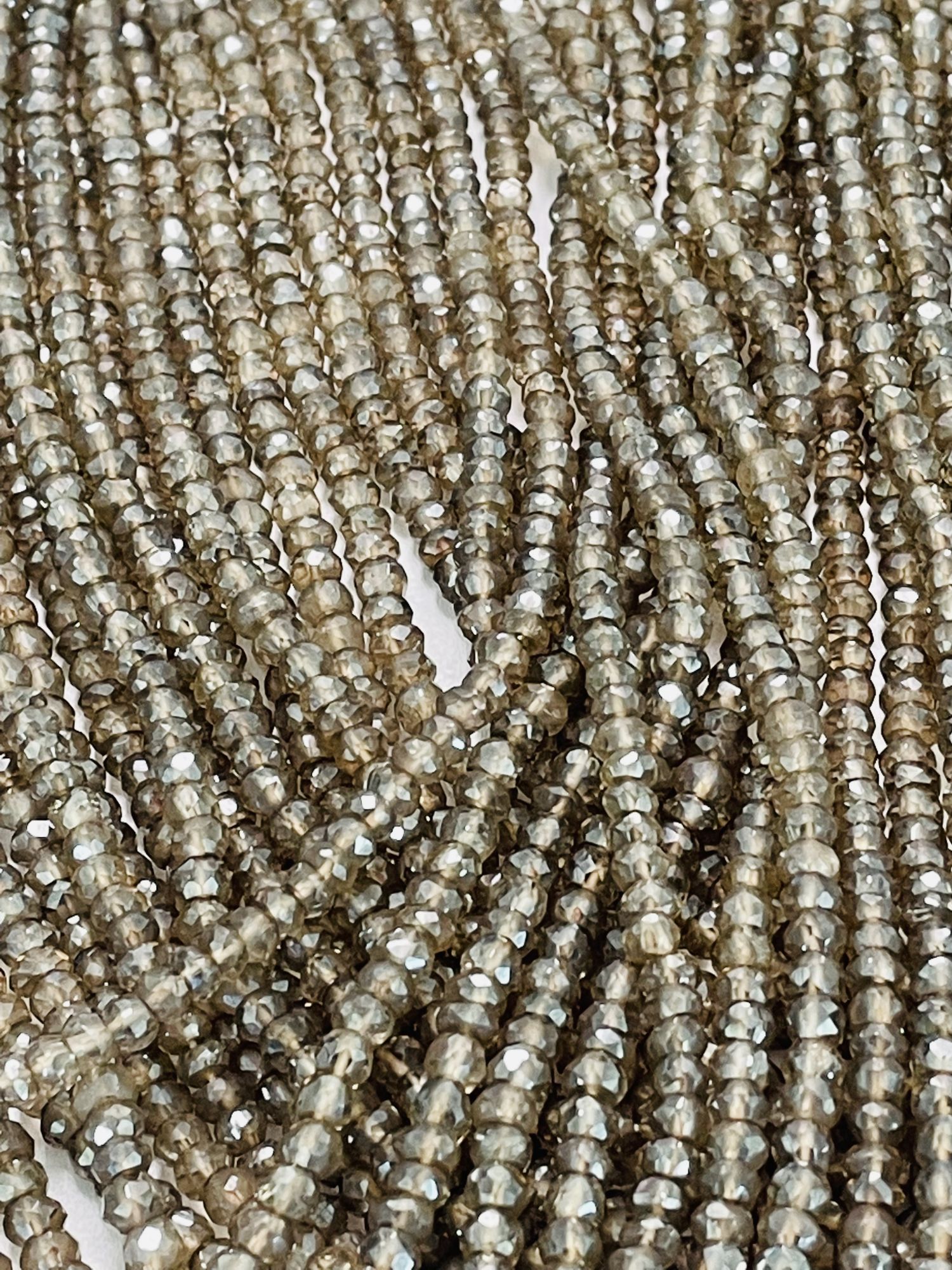 Mystic Quartz Rondelle Faceted