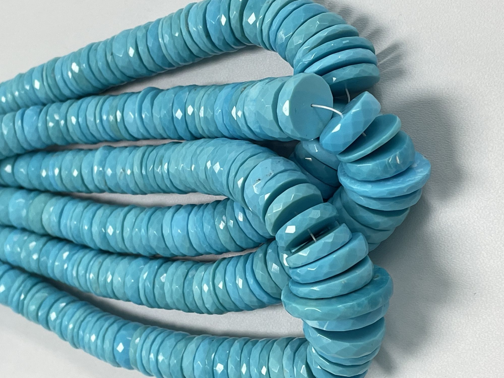 Turquoise Tire Faceted