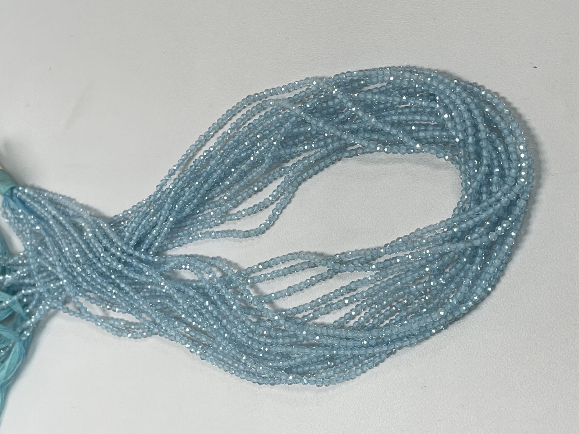 Sky Blue Topaz Rondelle Faceted