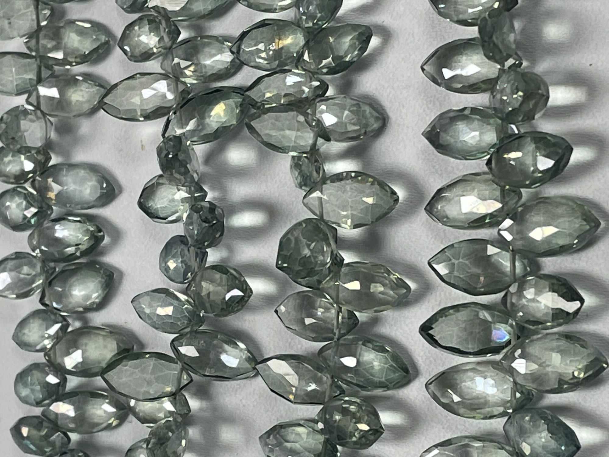 Green Mystic Quartz Marquise Faceted