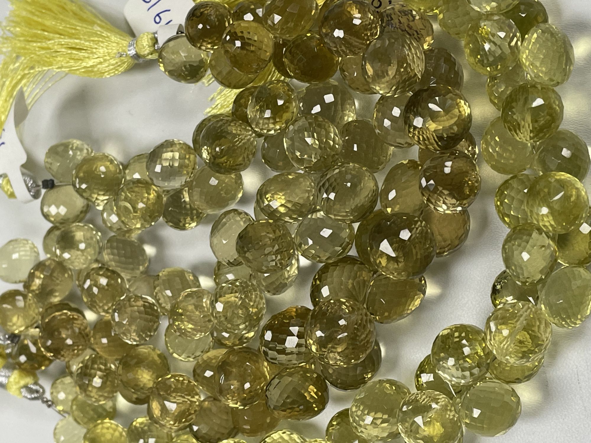 Lemon Quartz Onion Faceted