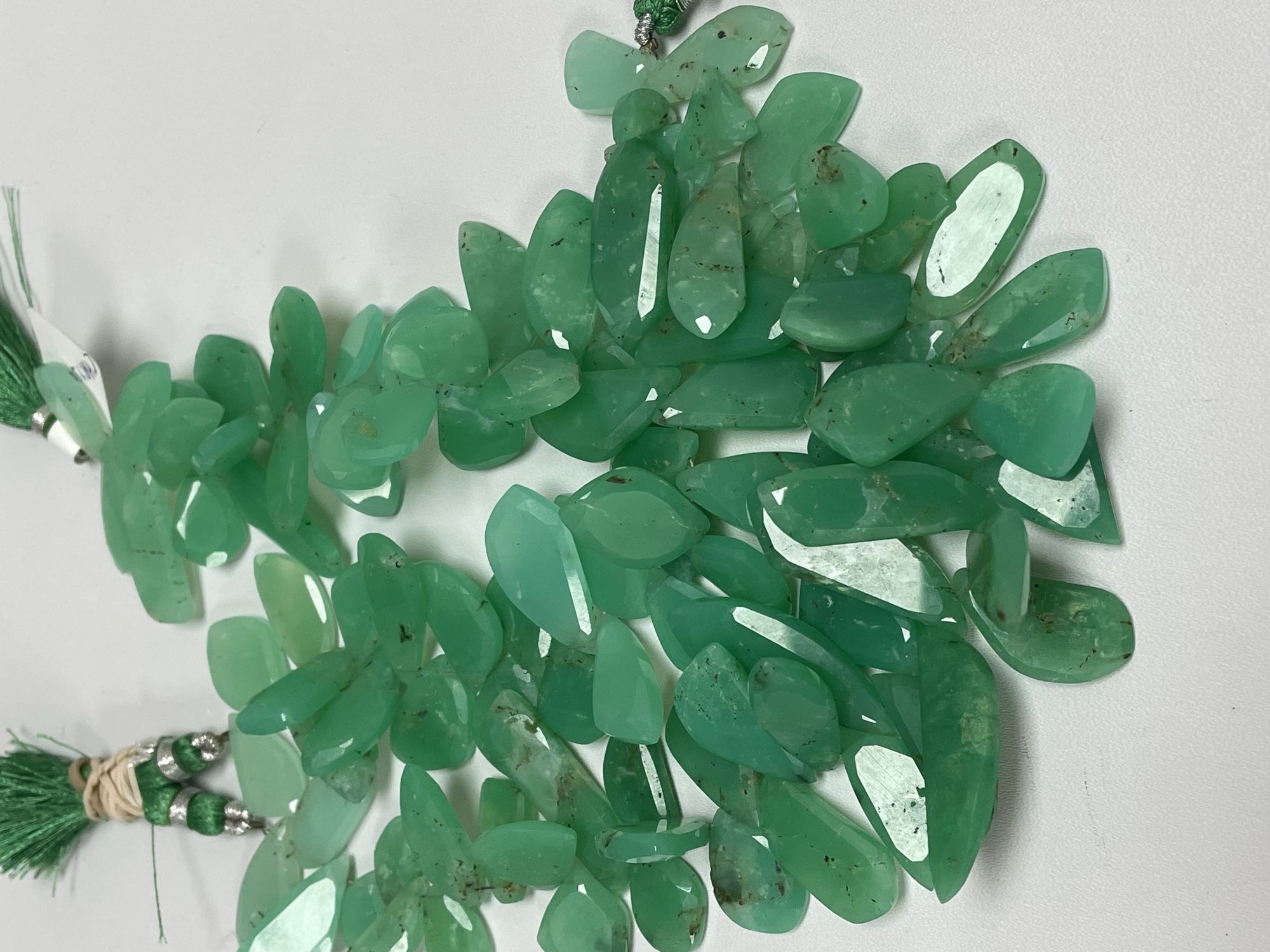 Chrysoprase Funky cut Faceted
