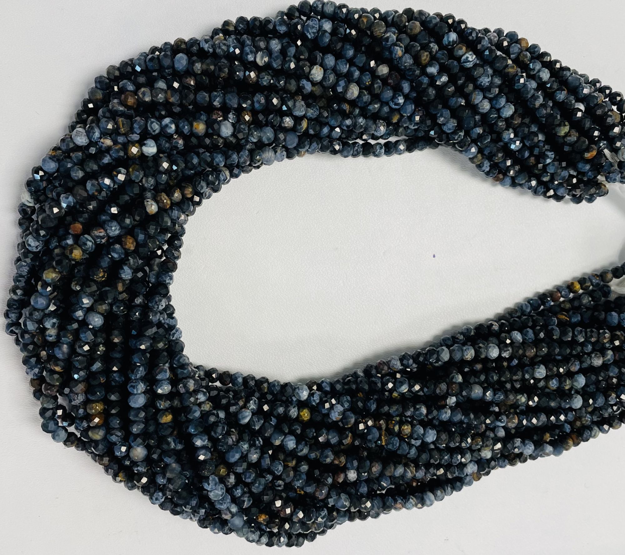 Petersite Rondelle Faceted