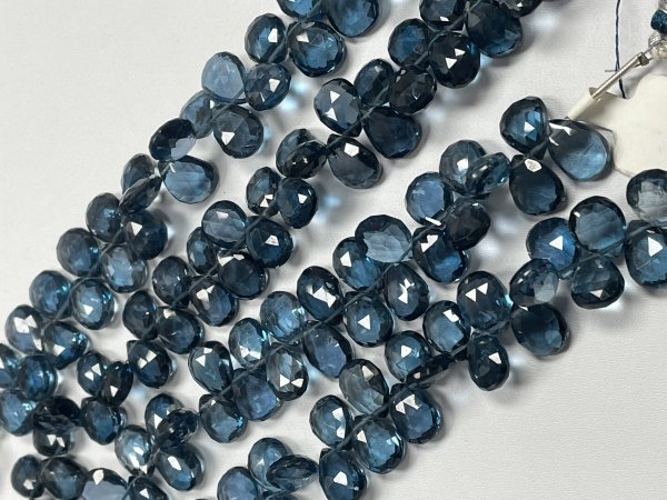 London Blue Topaz Pear Faceted