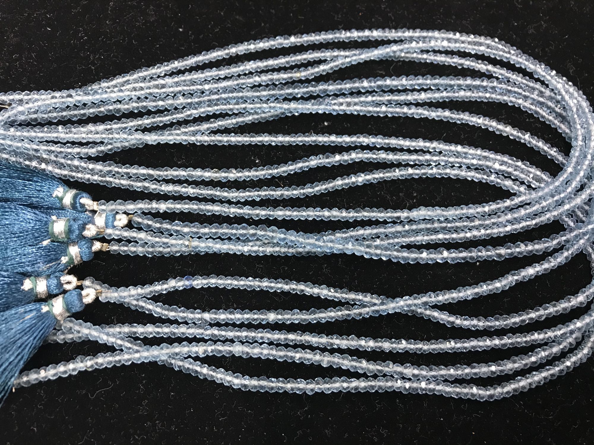 Hydro Quartz Rondelle Faceted