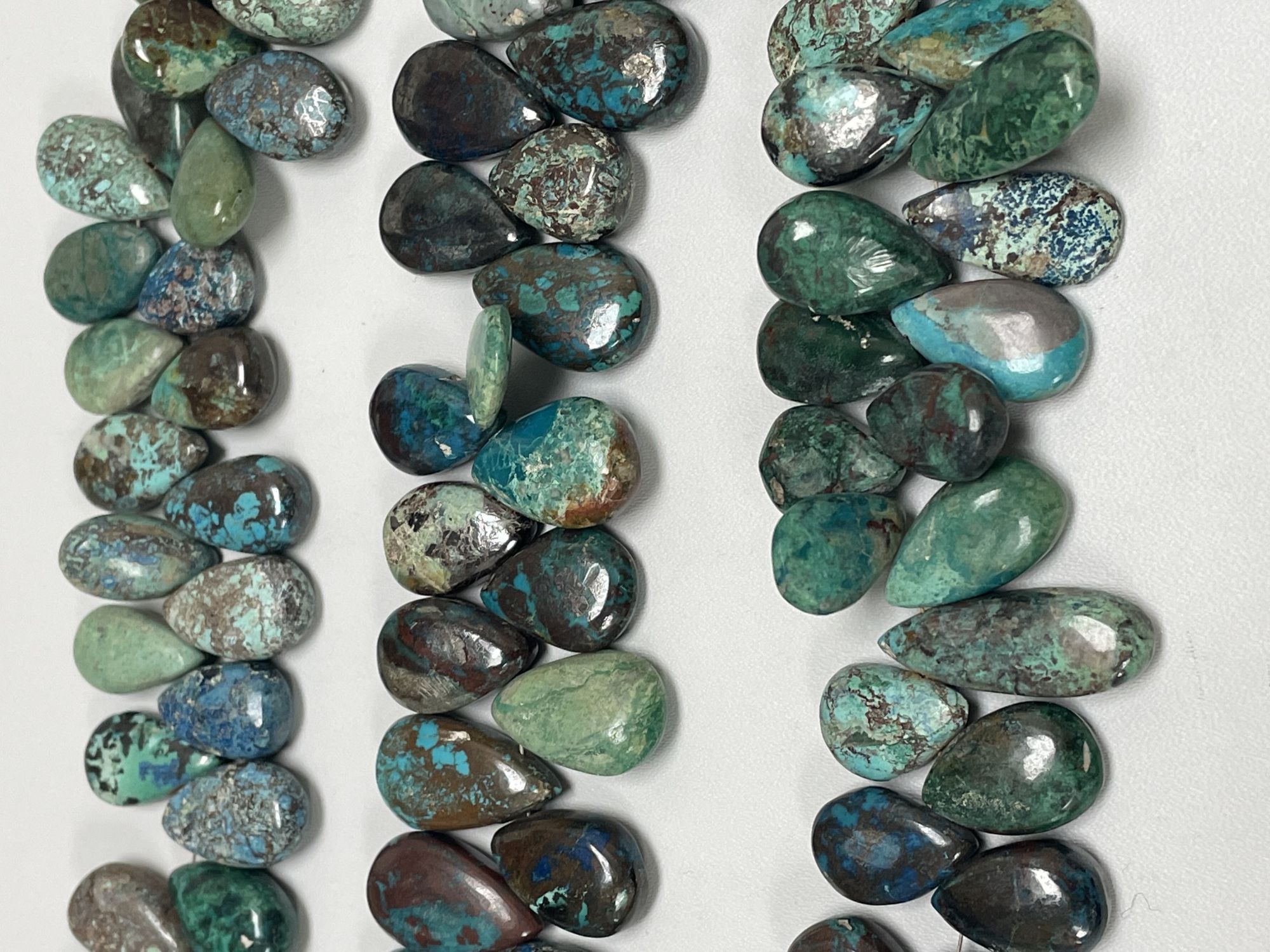 Chrysocolla Pears Smooth