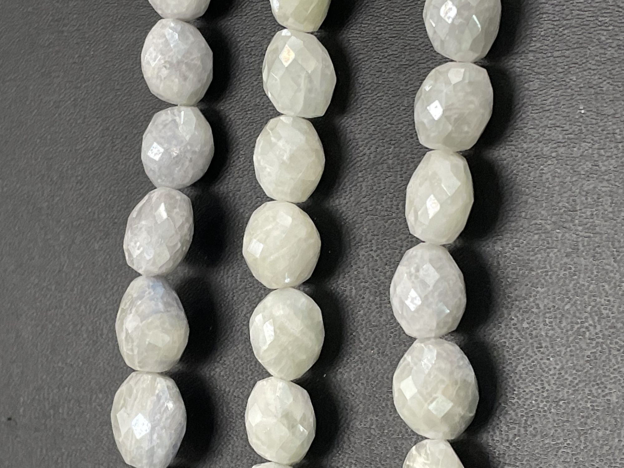 Blue White Silverite Nugget Faceted