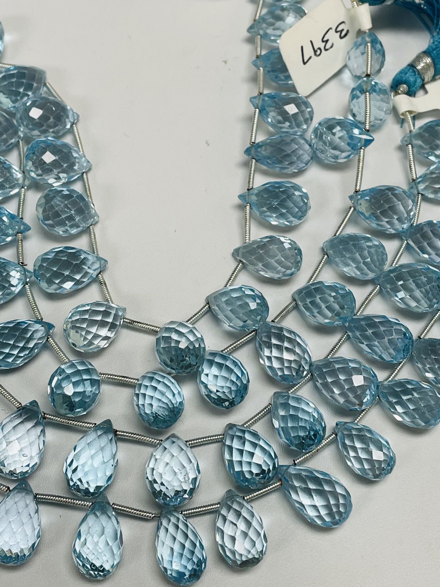 Sky Blue Topaz Drop Faceted