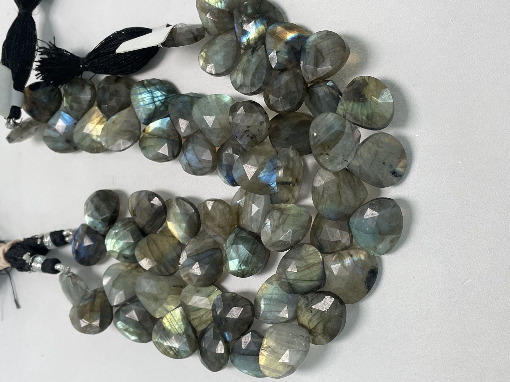 Labradorite Heart Faceted