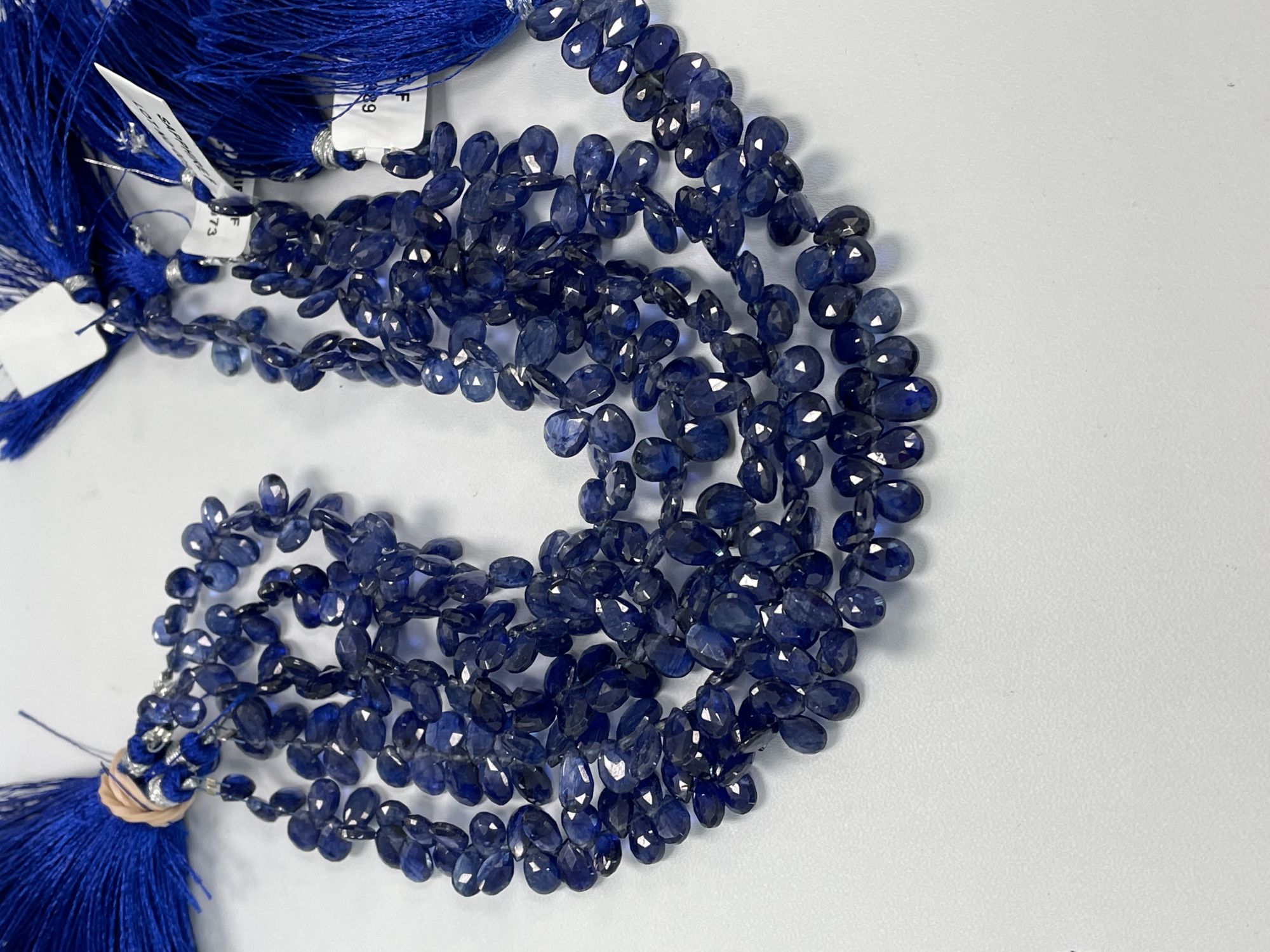 Blue Sapphire Pear Faceted