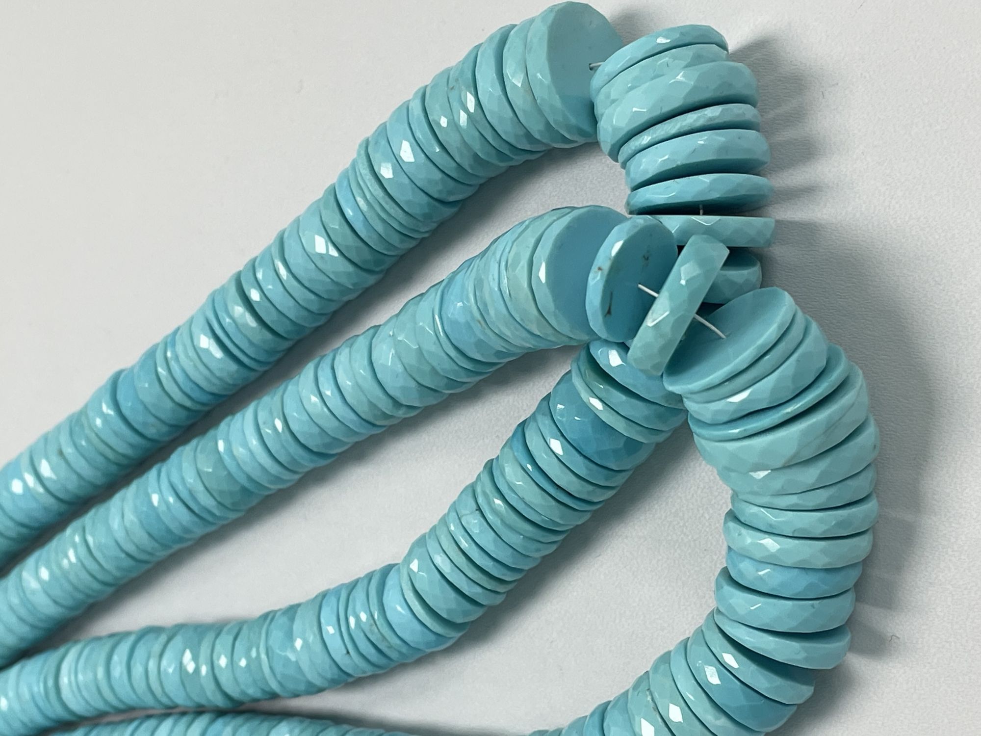 Turquoise Tire Faceted