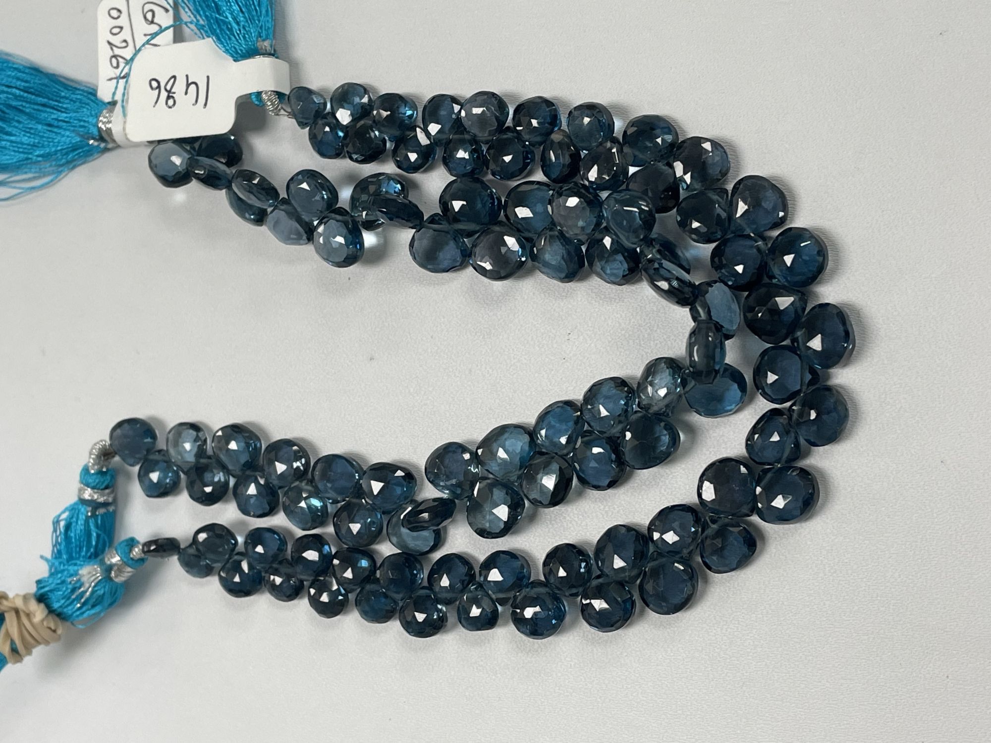 London Blue Topaz Heart Faceted