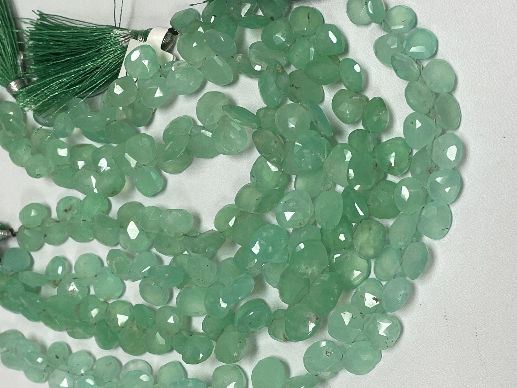 Chrysoprase Heart Faceted