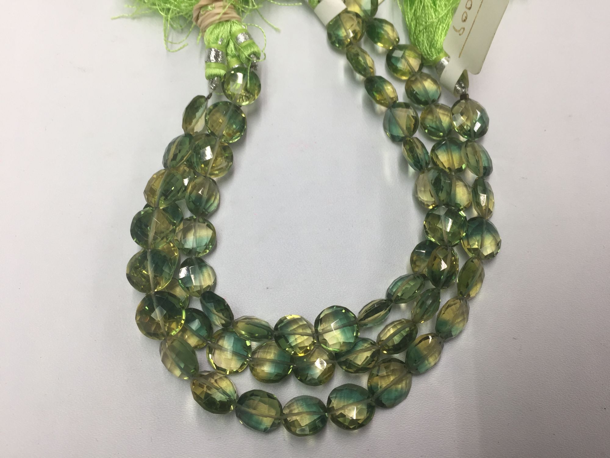 Bio Lemon Hydro Quartz Coins Checker Board Cut