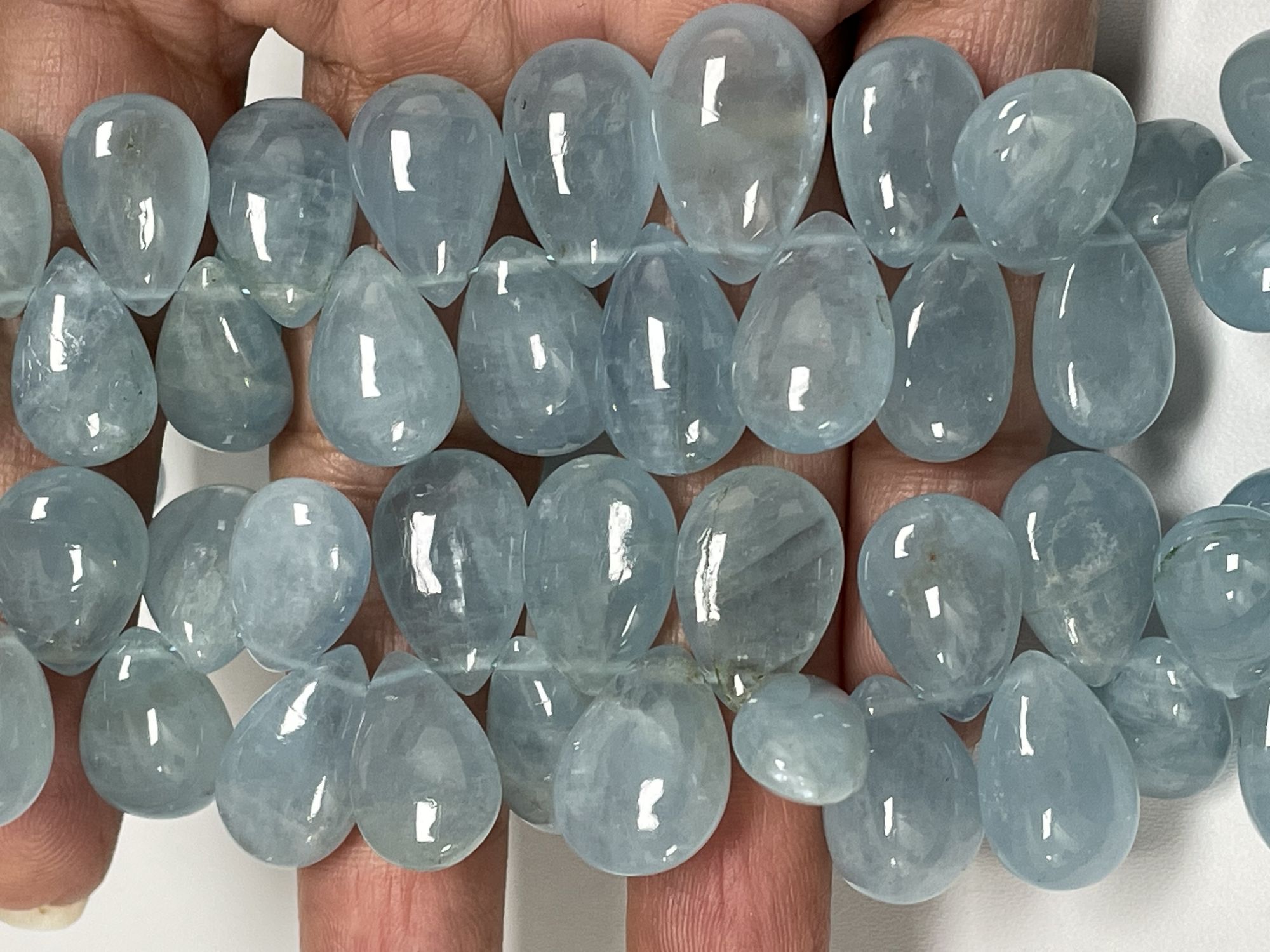 Aquamarine Pear Smooth
