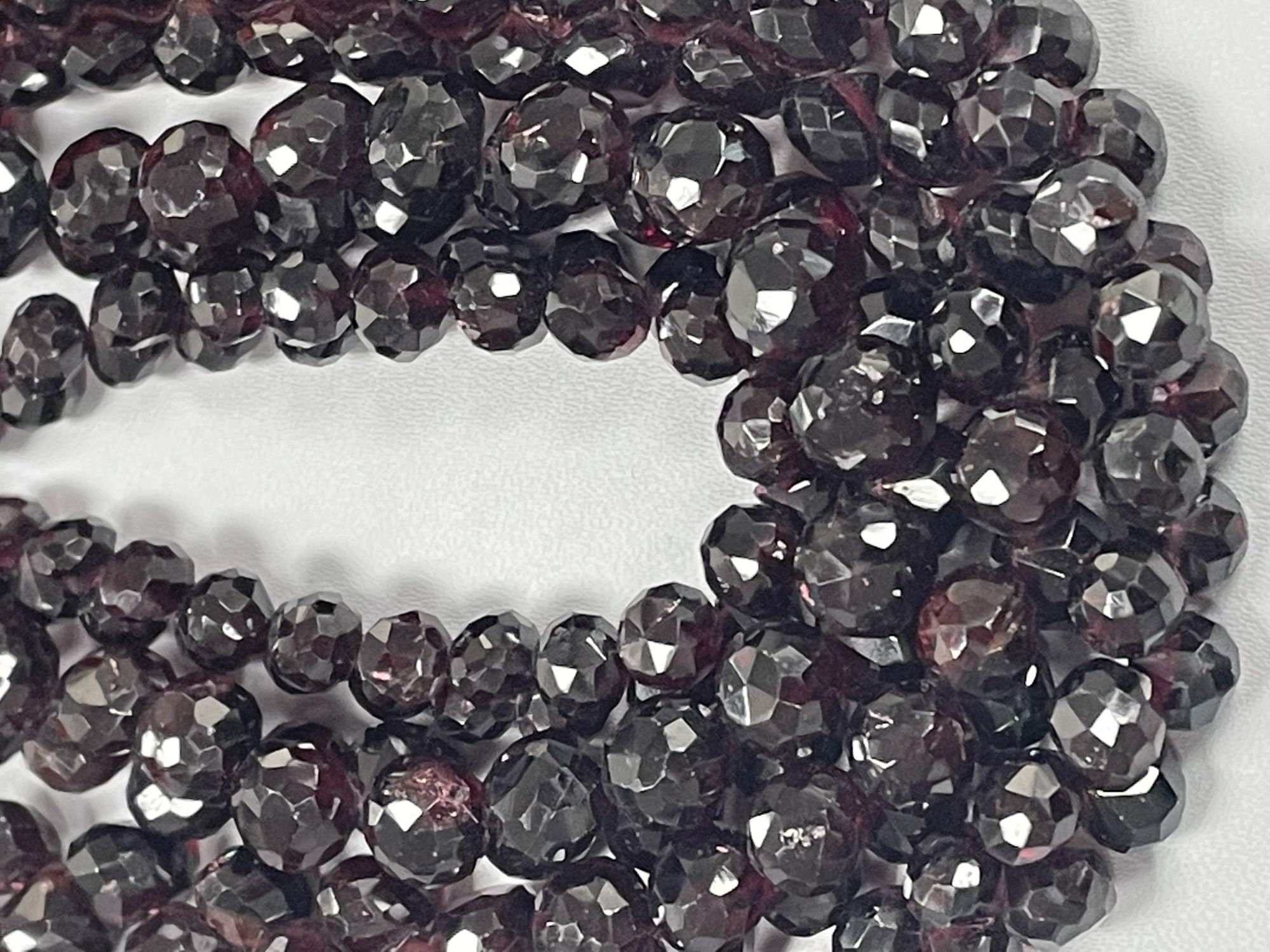 Garnet Onion Faceted