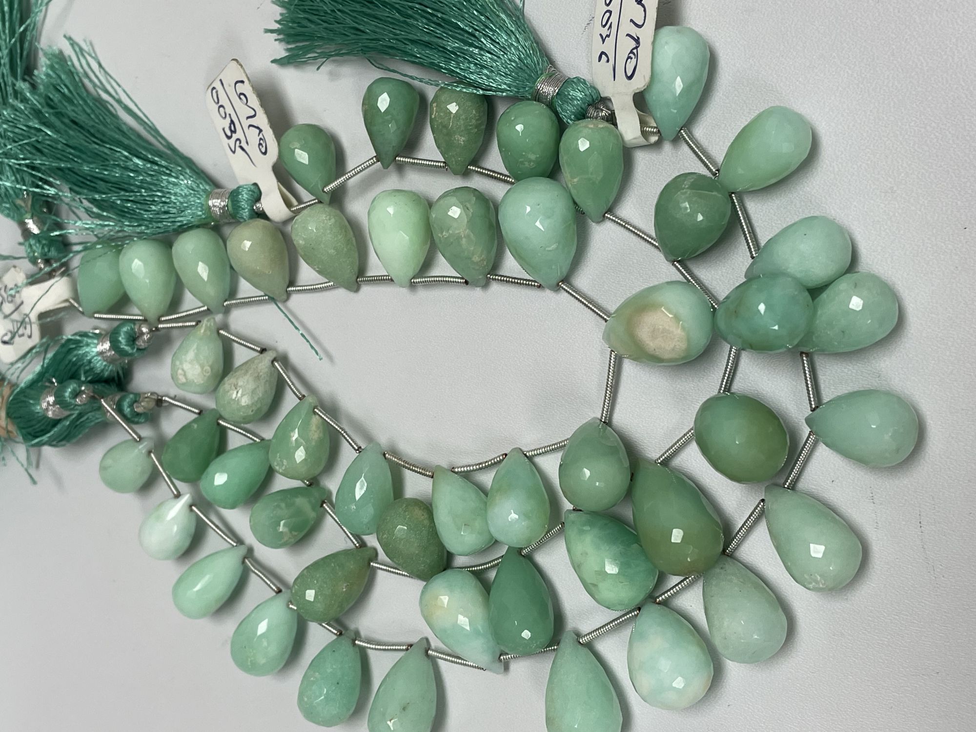 Chrysoprase Drop Faceted