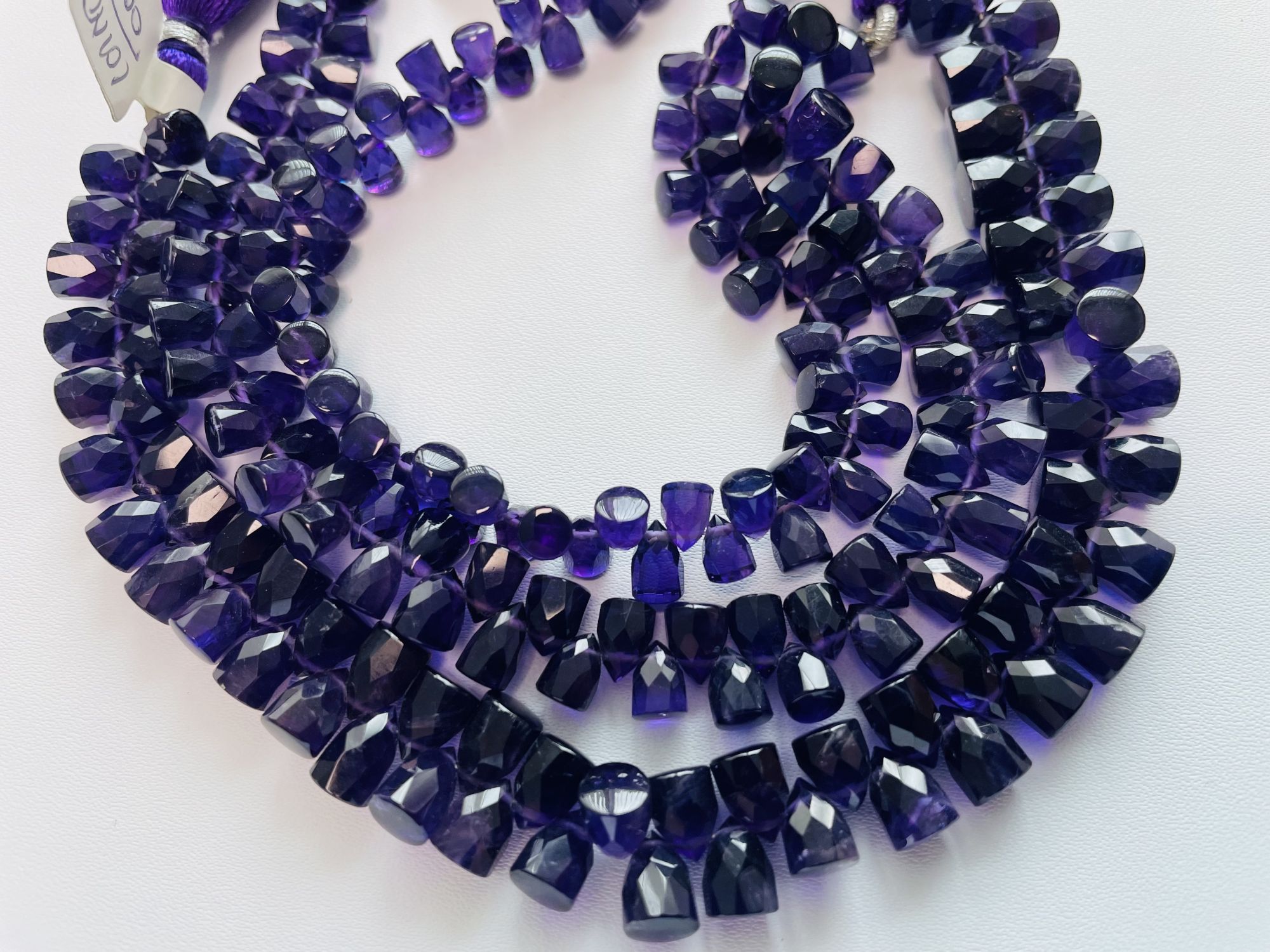 Purple Amethyst Bullet Faceted