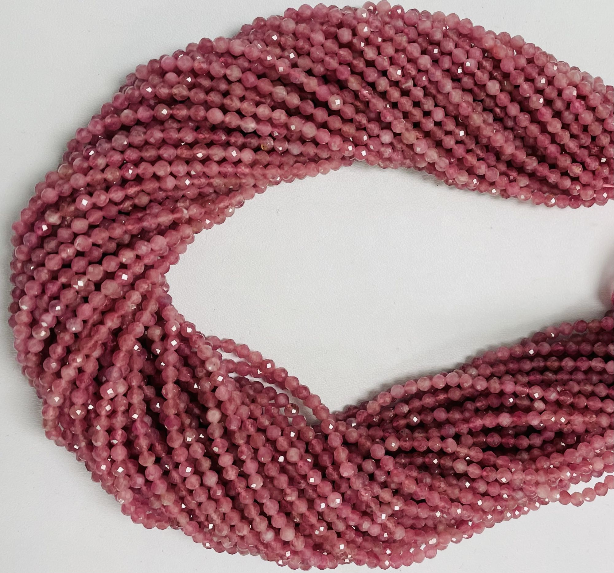 Tourmaline Rondelle Faceted