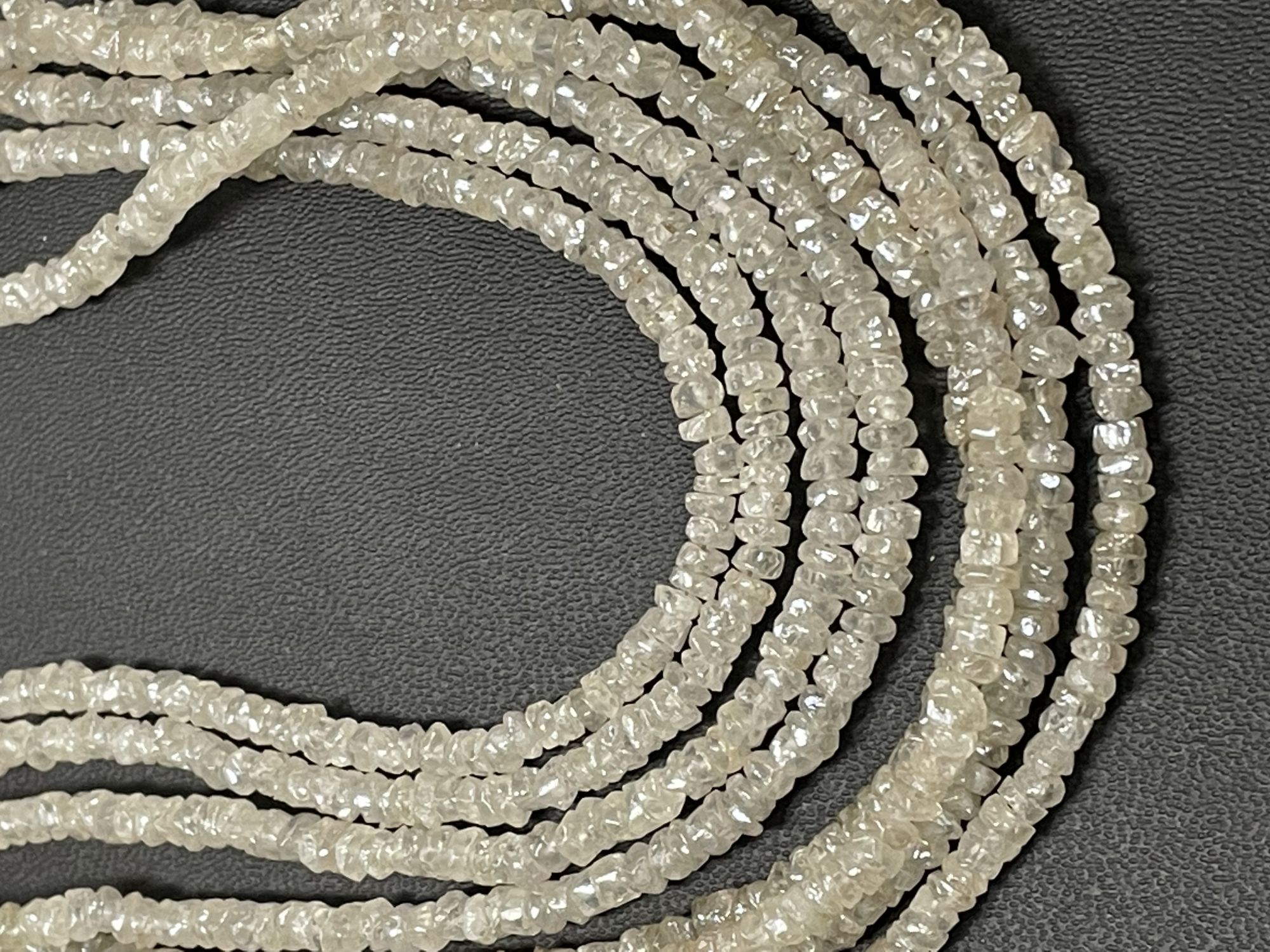 Zircon Rondelle Organic Cut Faceted