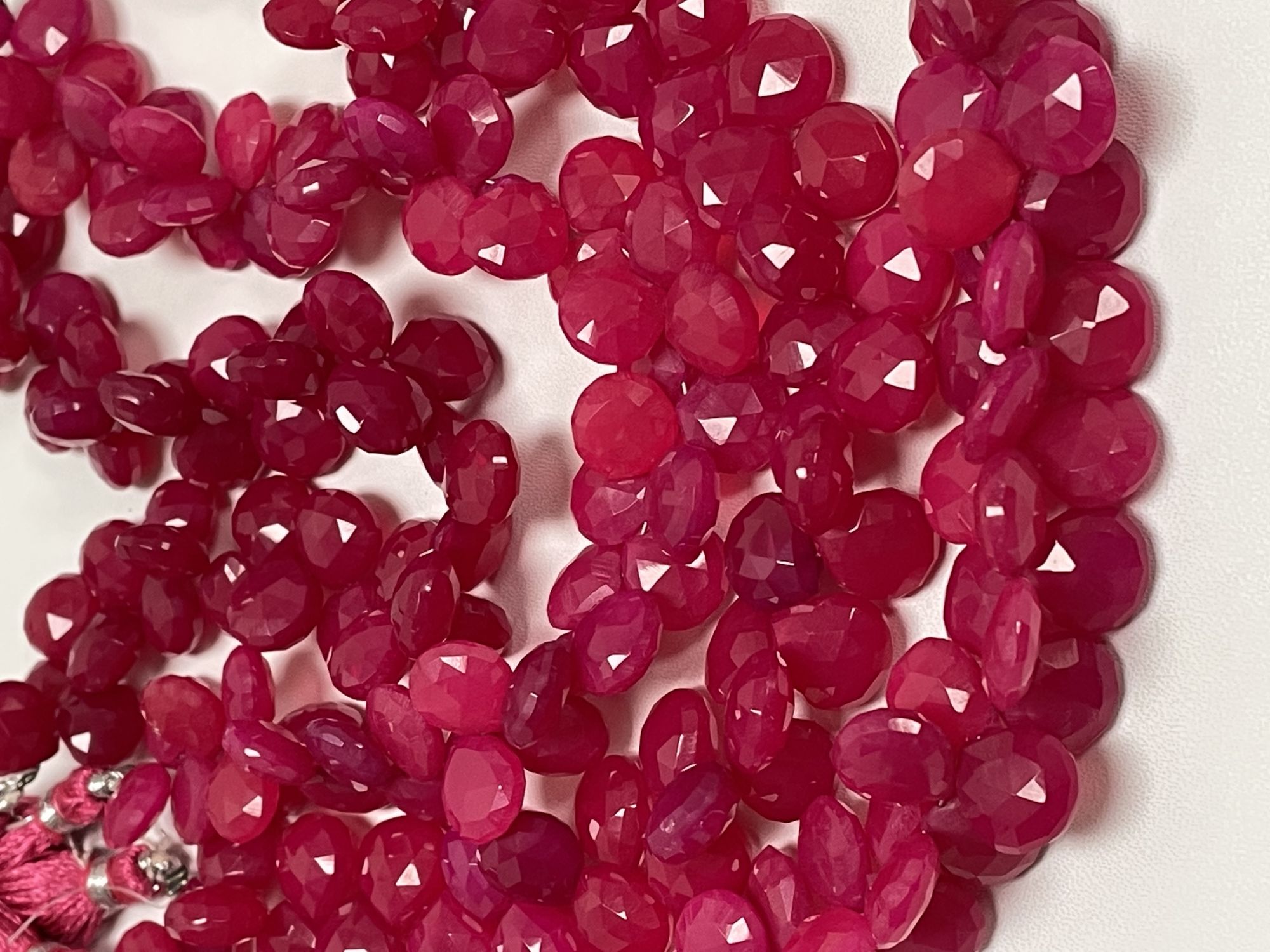 Chalcedony Heart Faceted