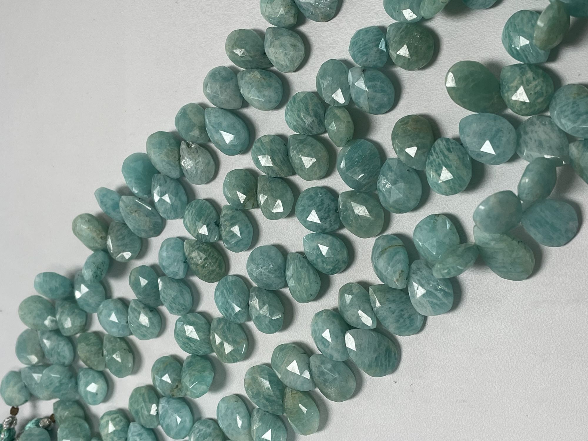 Amazonite Pear Faceted