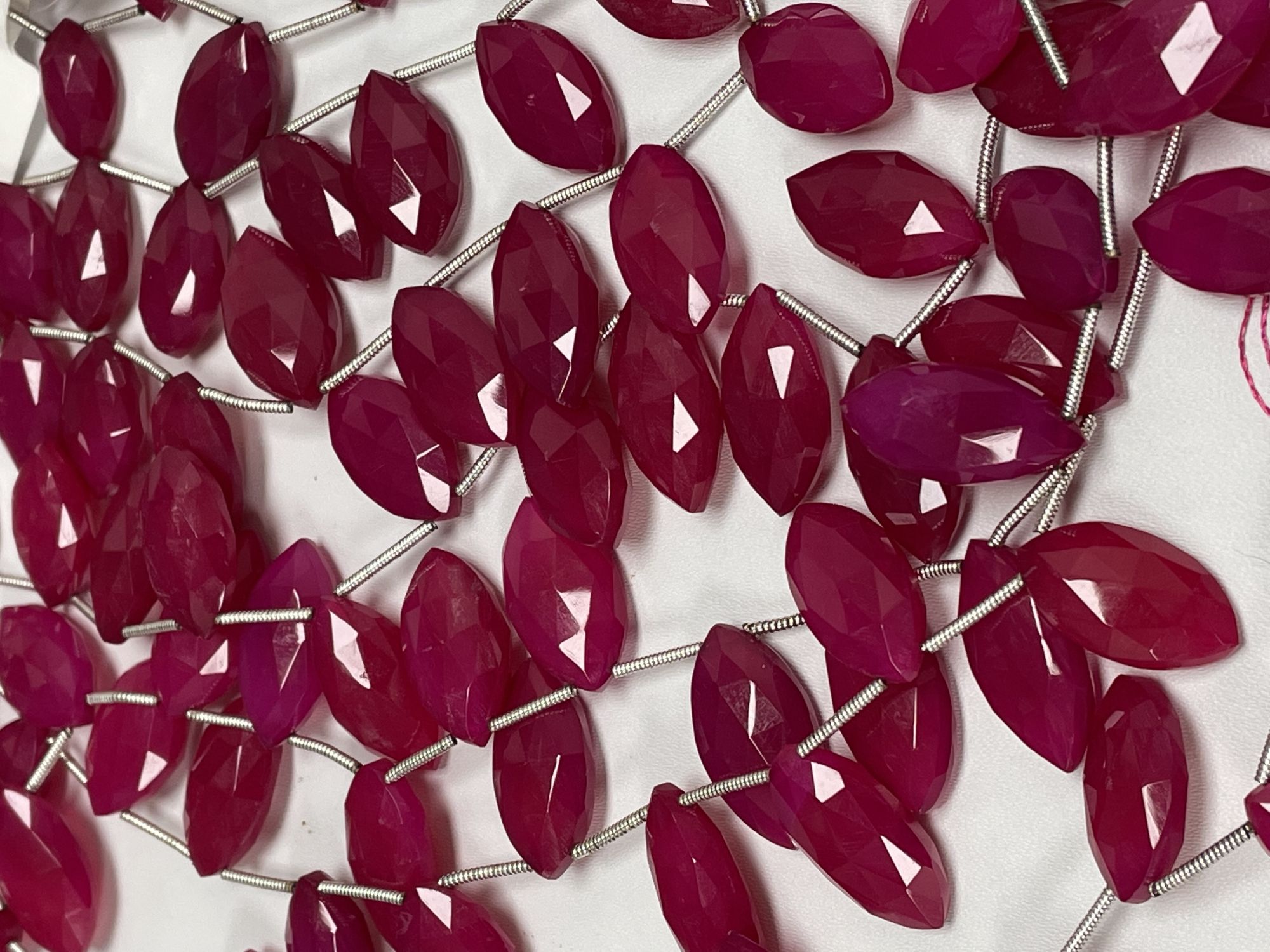 Pink Chalcedony Marquise Faceted