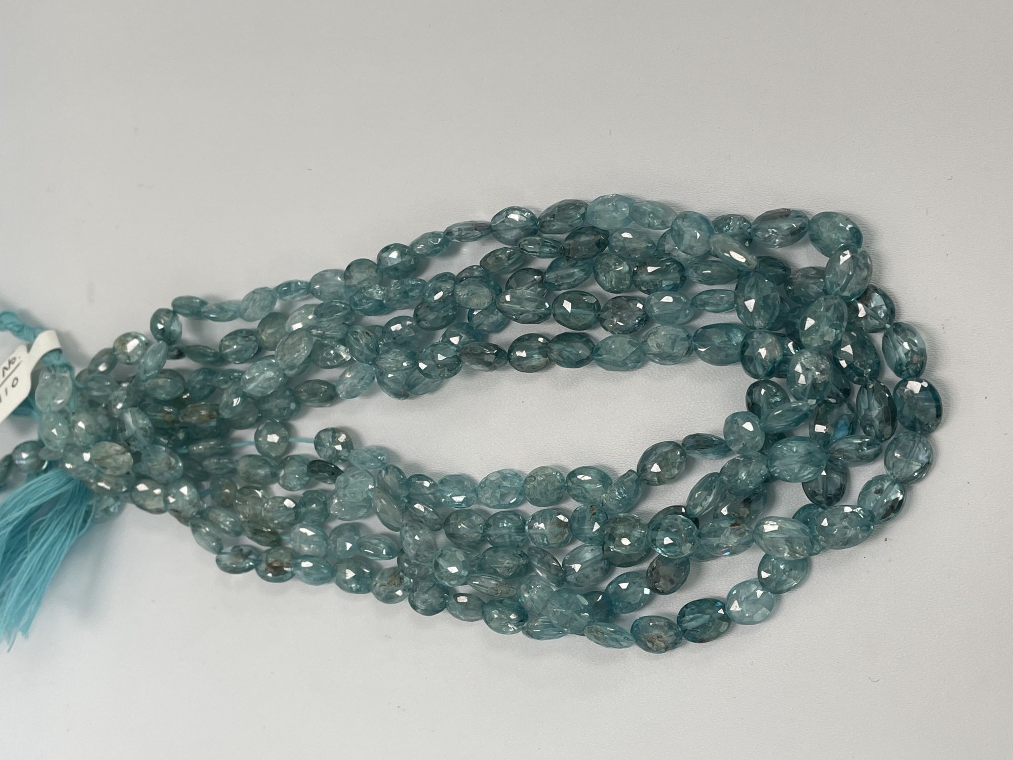 Blue Zircon Oval Faceted