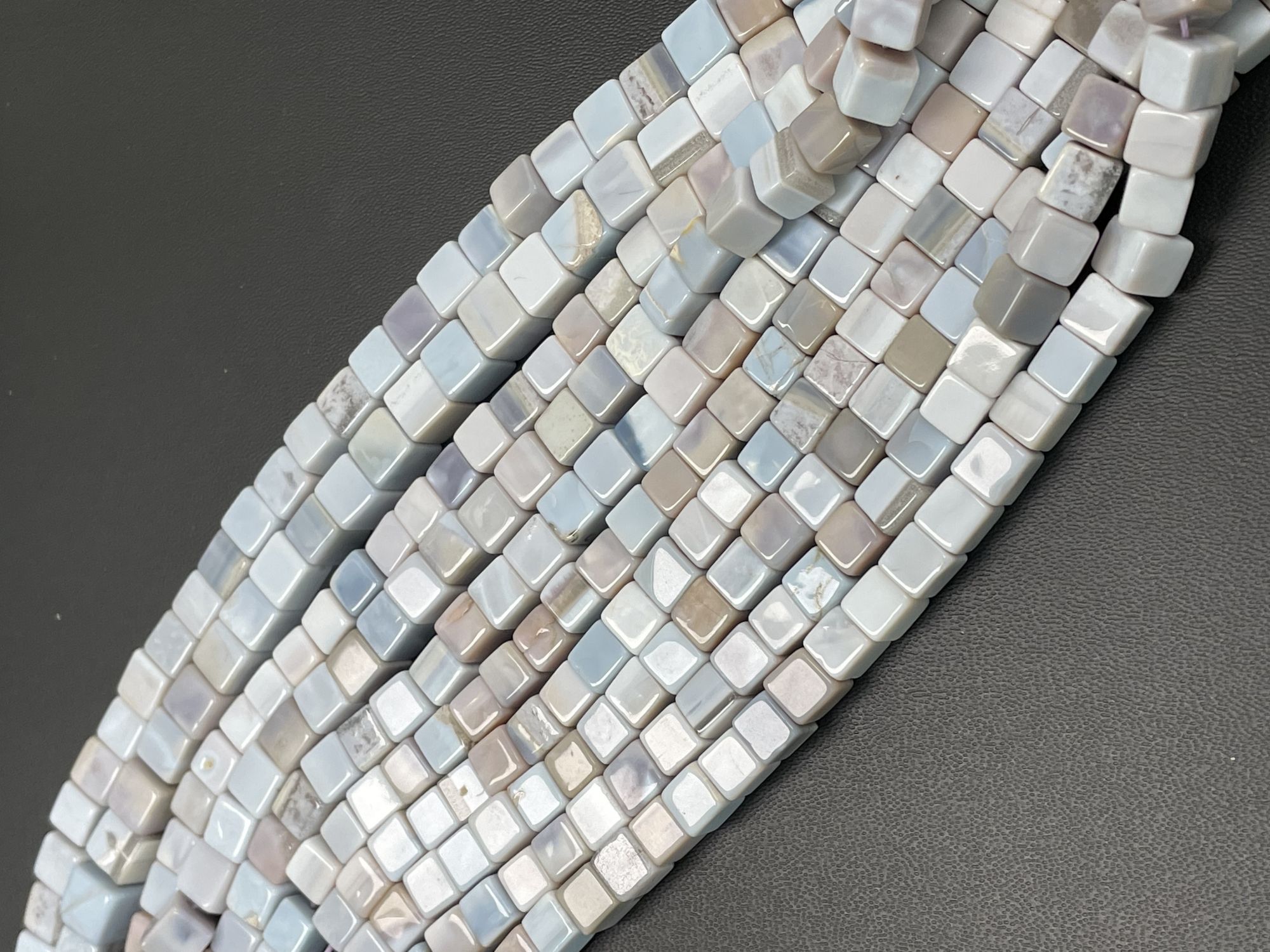 Purple Opal Cube Smooth