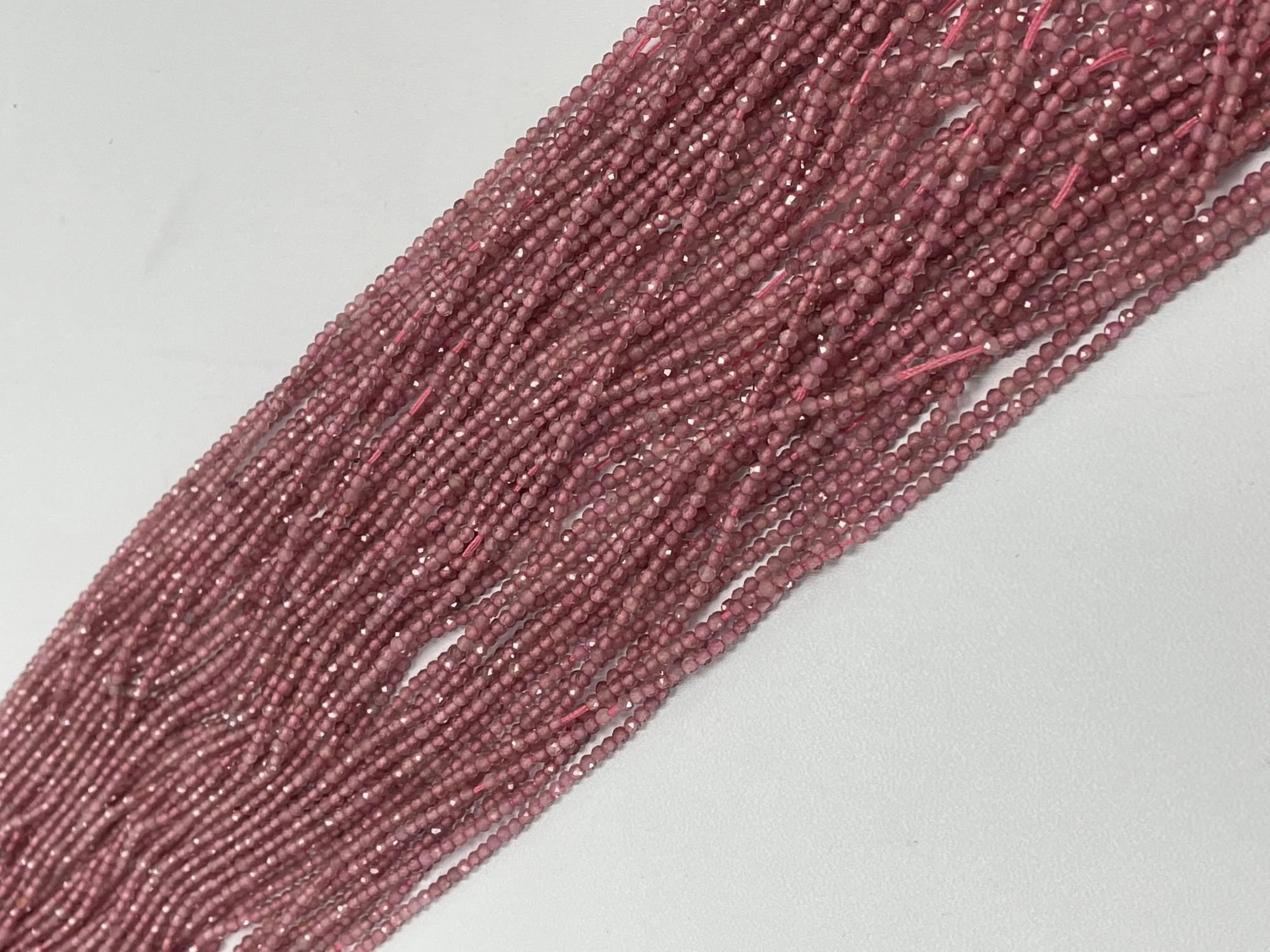 Pink Tourmaline Rondelle Faceted