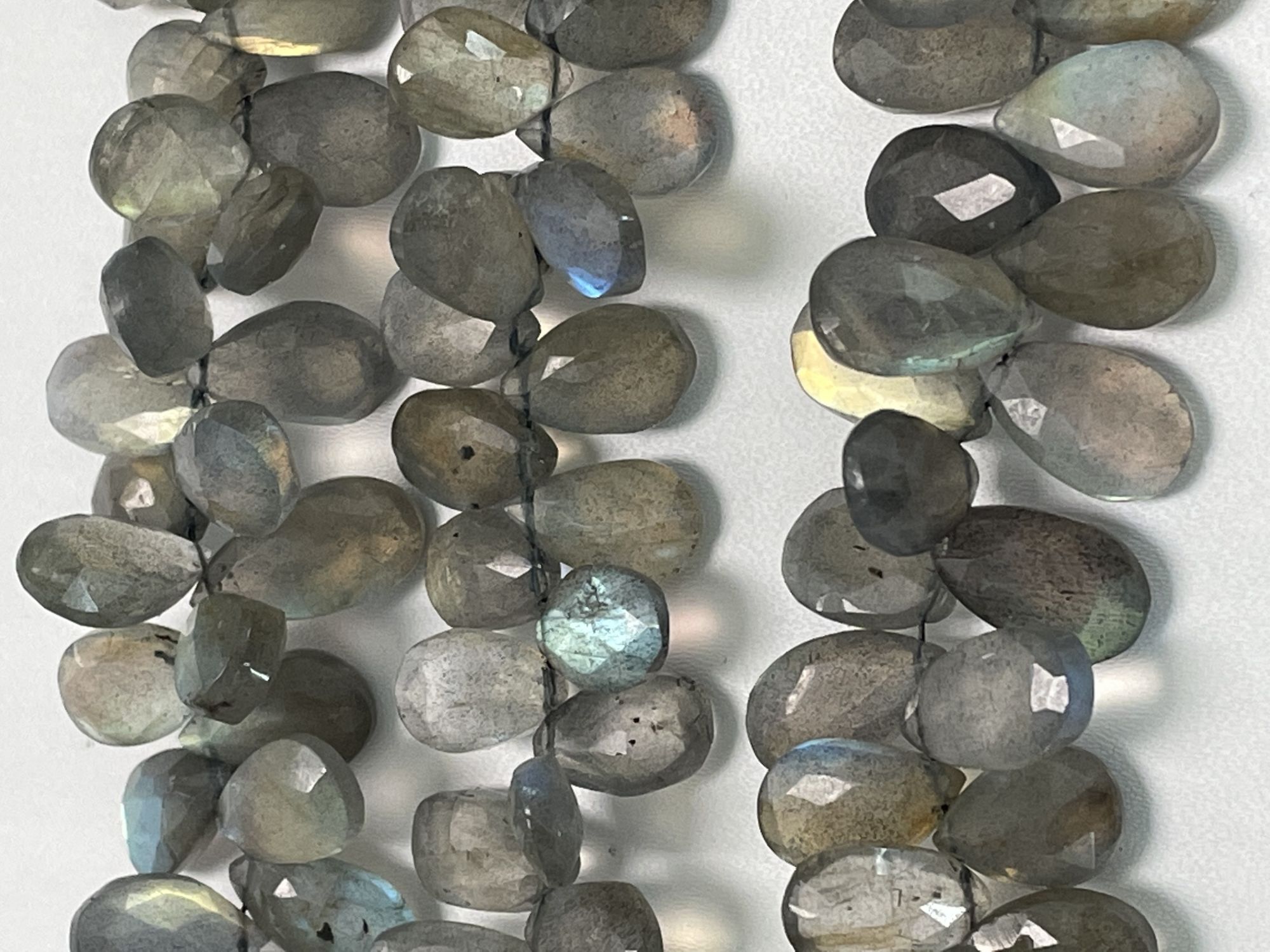 Labradorite Pear Faceted