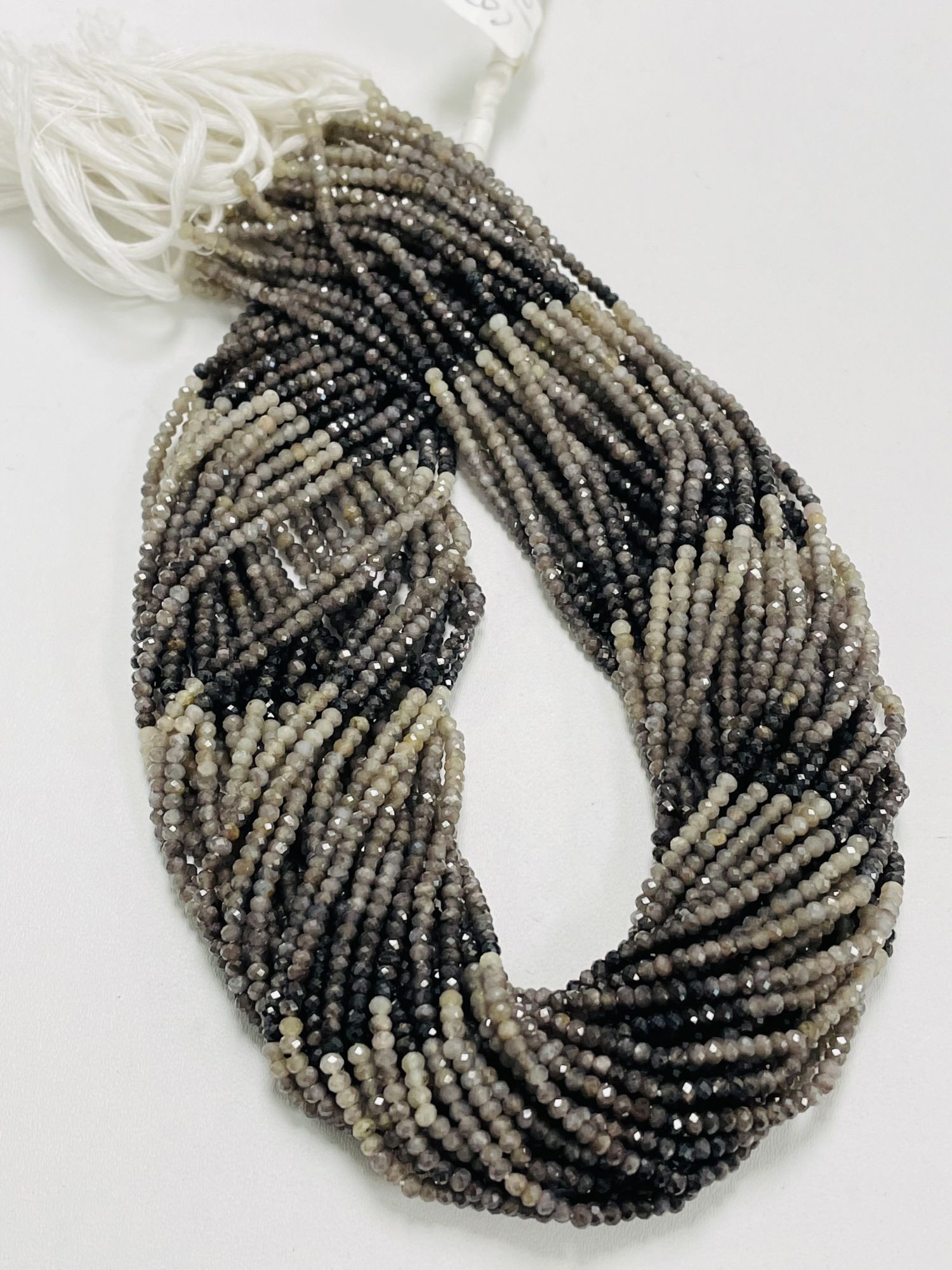 Shaded Sapphire Rondelle Faceted