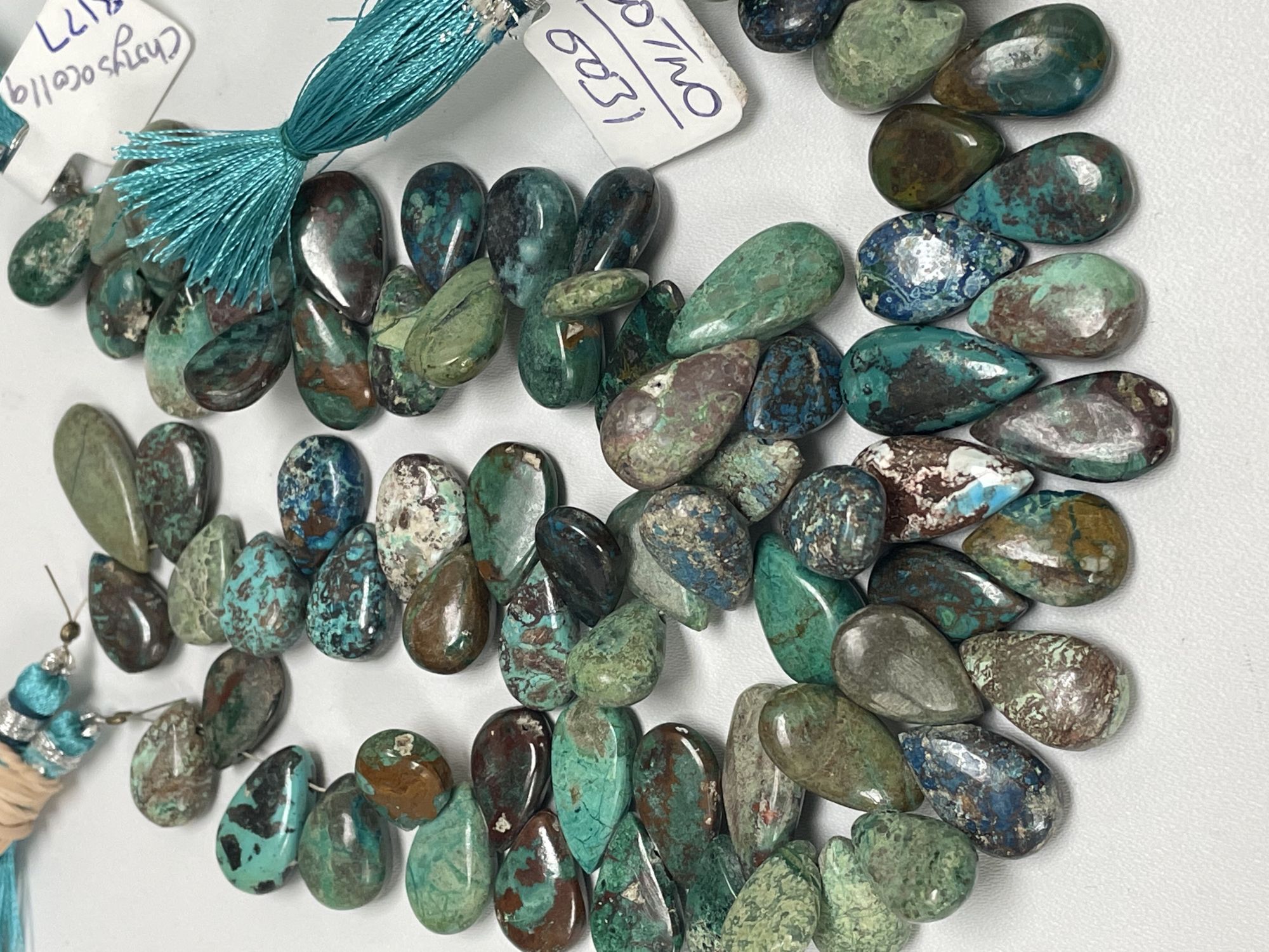 Chrysocolla Pear Smooth