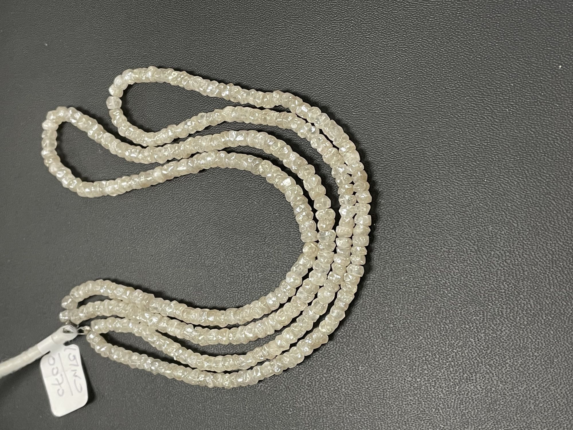 Zircon Rondelle Organic Cut Faceted