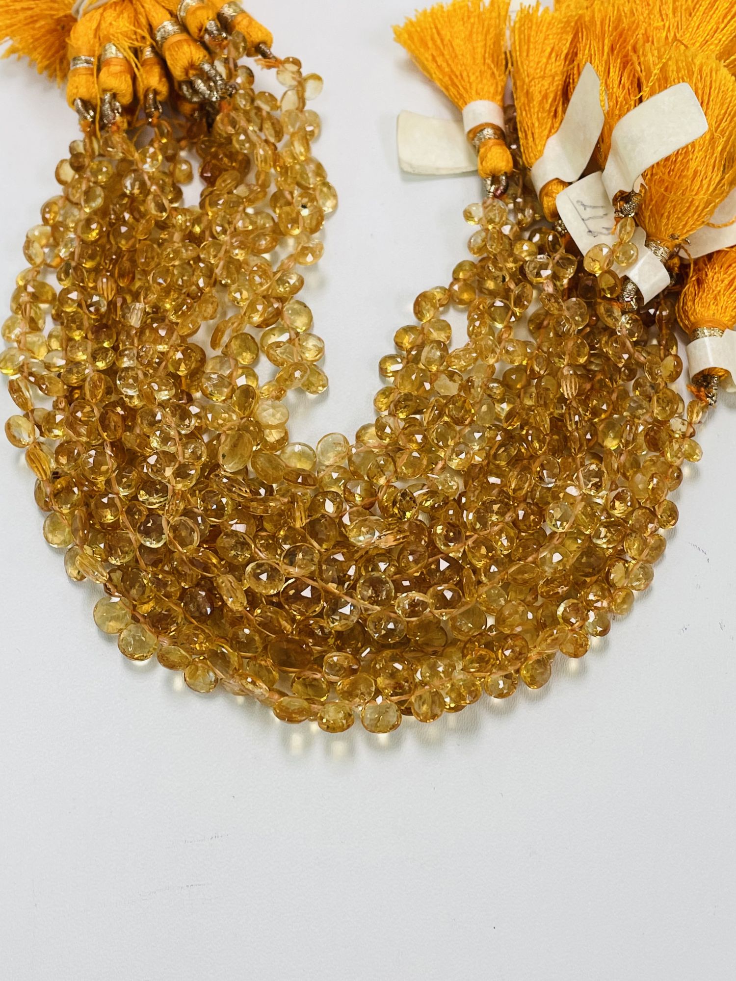 Citrine Heart Faceted