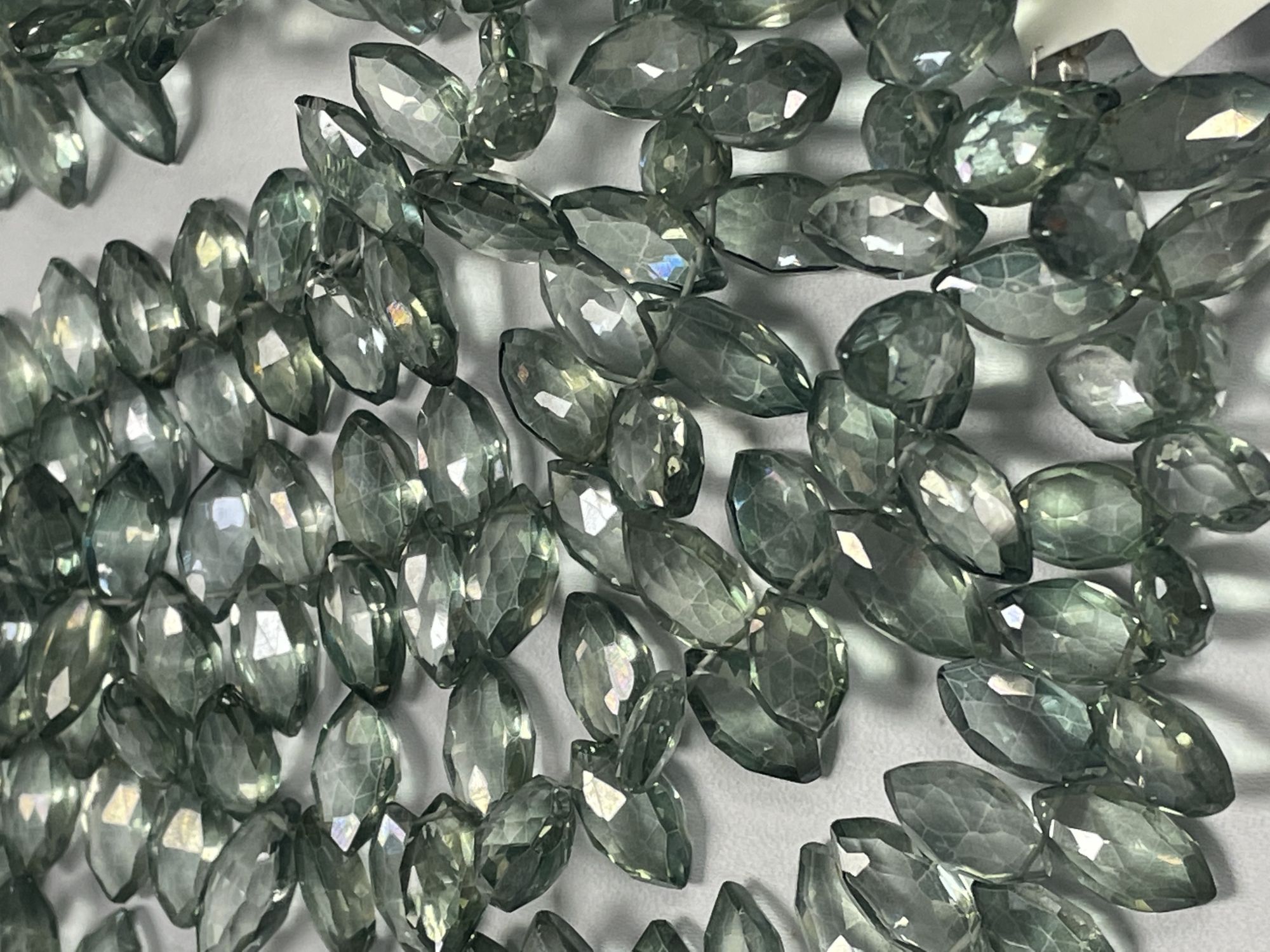 Green Mystic Quartz Marquise Faceted