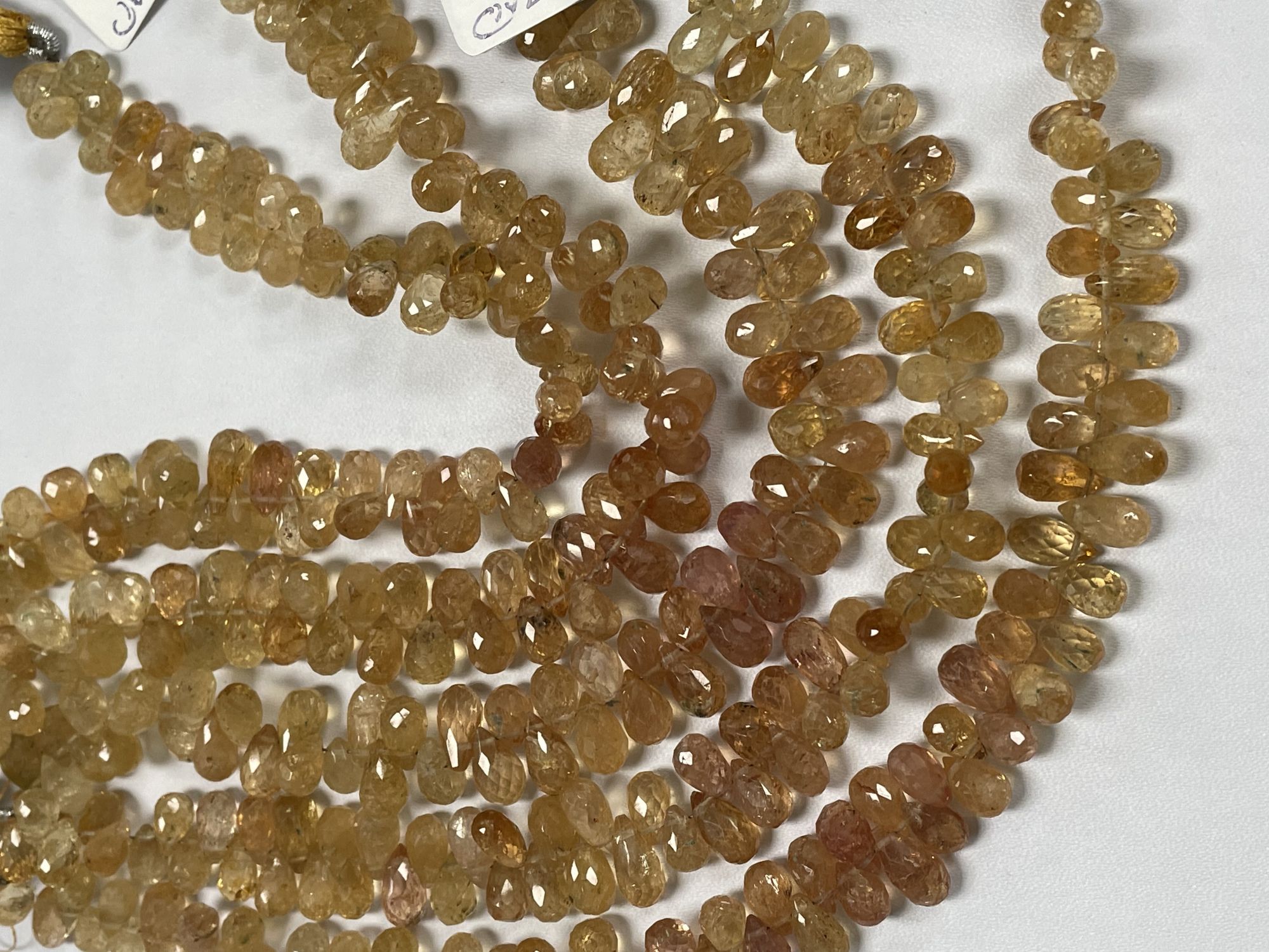 Imperial Topaz Drop Faceted